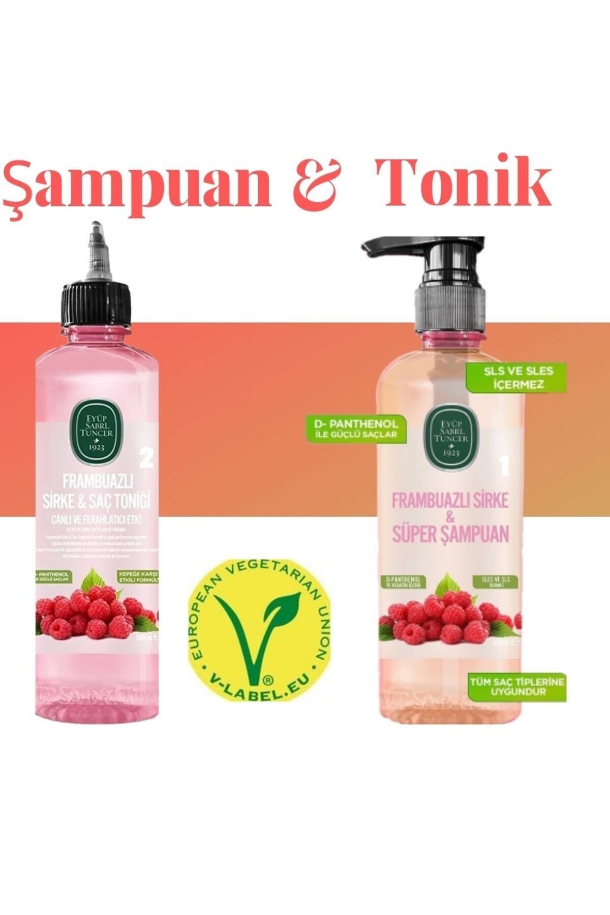 Eyüp Sabri Tuncer Frambuazlı Sirke Süper Şampuan 500 ml Yüp Sabri Tuncer Frambuazlı Sirke Saç Toniğ