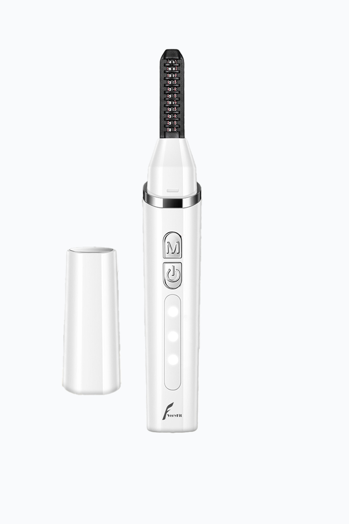 VERYFİT Isıtmalı Kirpik Kıvırıcı 3 Sıcaklık Modlu Elektrikli Kirpik Fırçası Usb-c Şarjlı