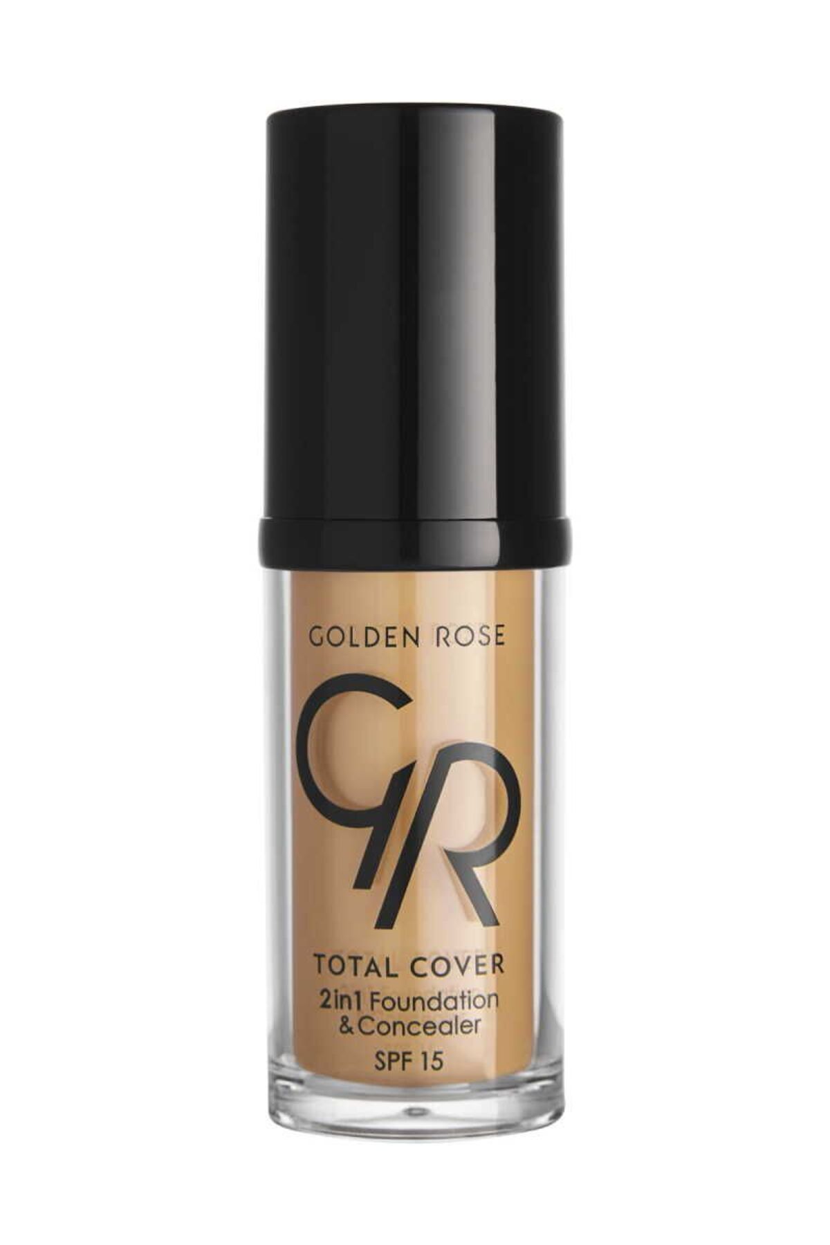 Golden Rose Total Cover 2si1 Arada Kapatıcı ve Fondöten No: 18 Cappuccino - 30 ml