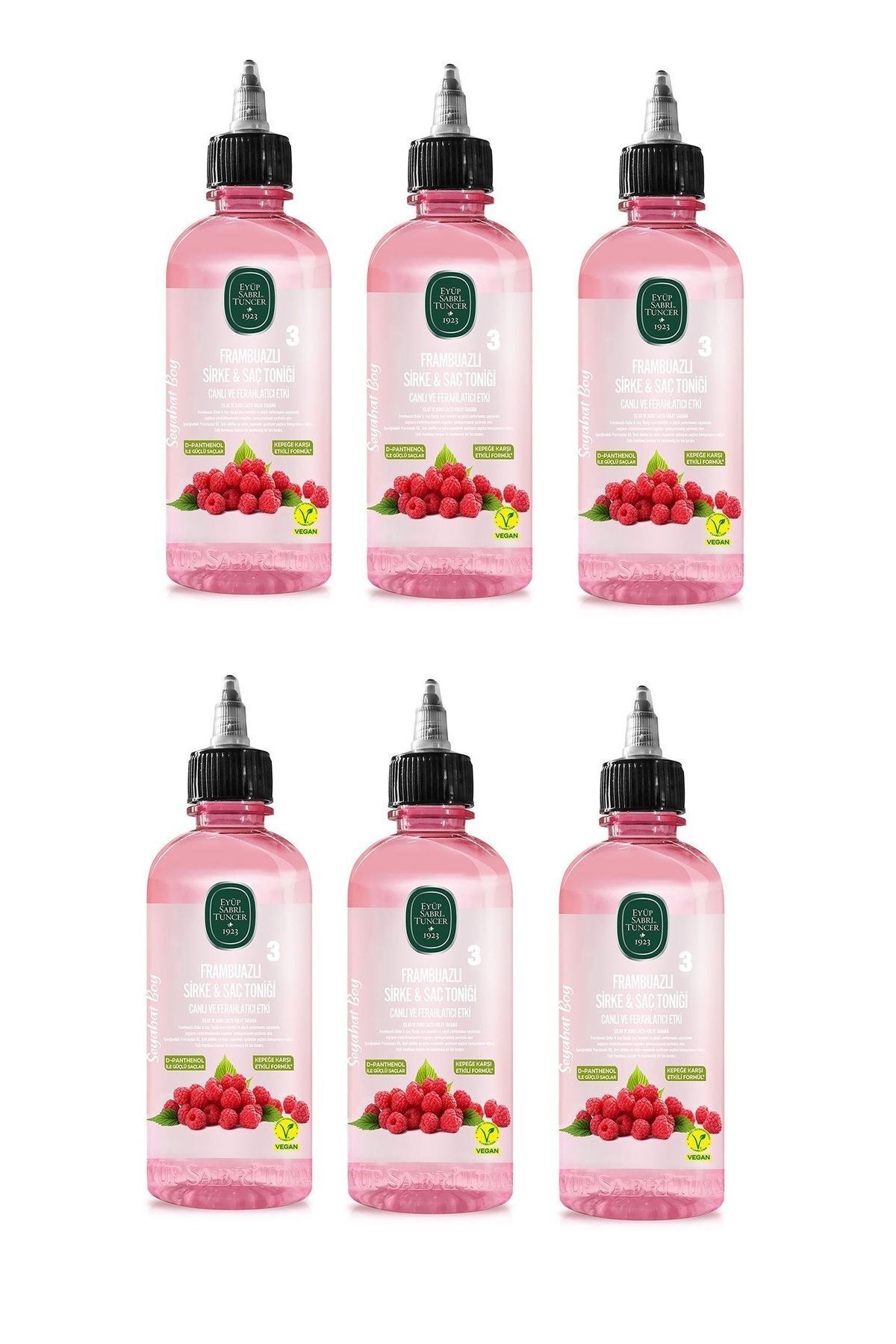 Eyüp Sabri Tuncer Frambuazlı Sirke Saç Toniği 100 ml x 6 Adet