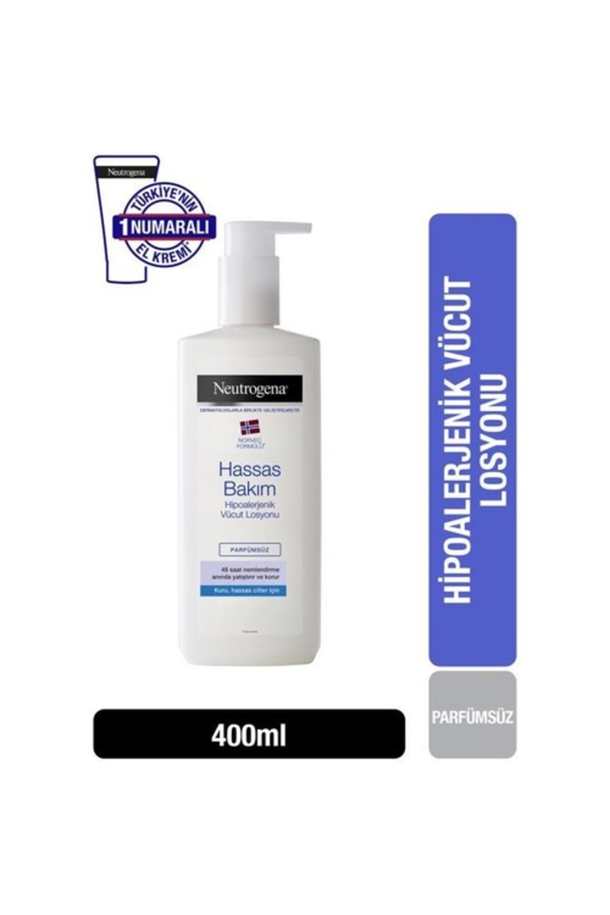 Neutrogena Deep Vücut Losyonu Kuru&Hassas Parfümsüz 400Ml