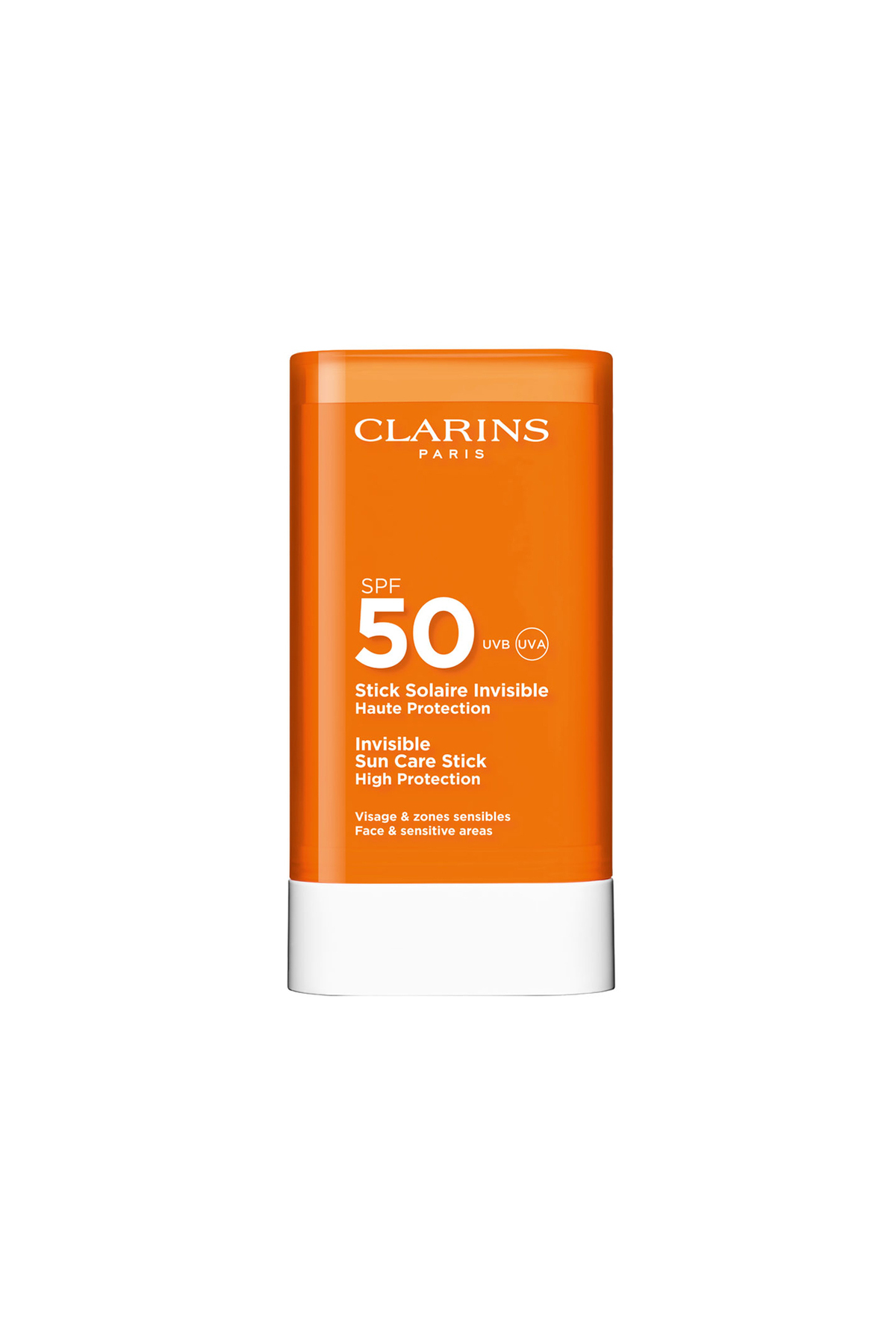 Clarins Invisible Sun Care Stick SPF50 17g - Yüksek Korumalı Transparan Güneş Koruyucu Krem - Yüz Bölgesi