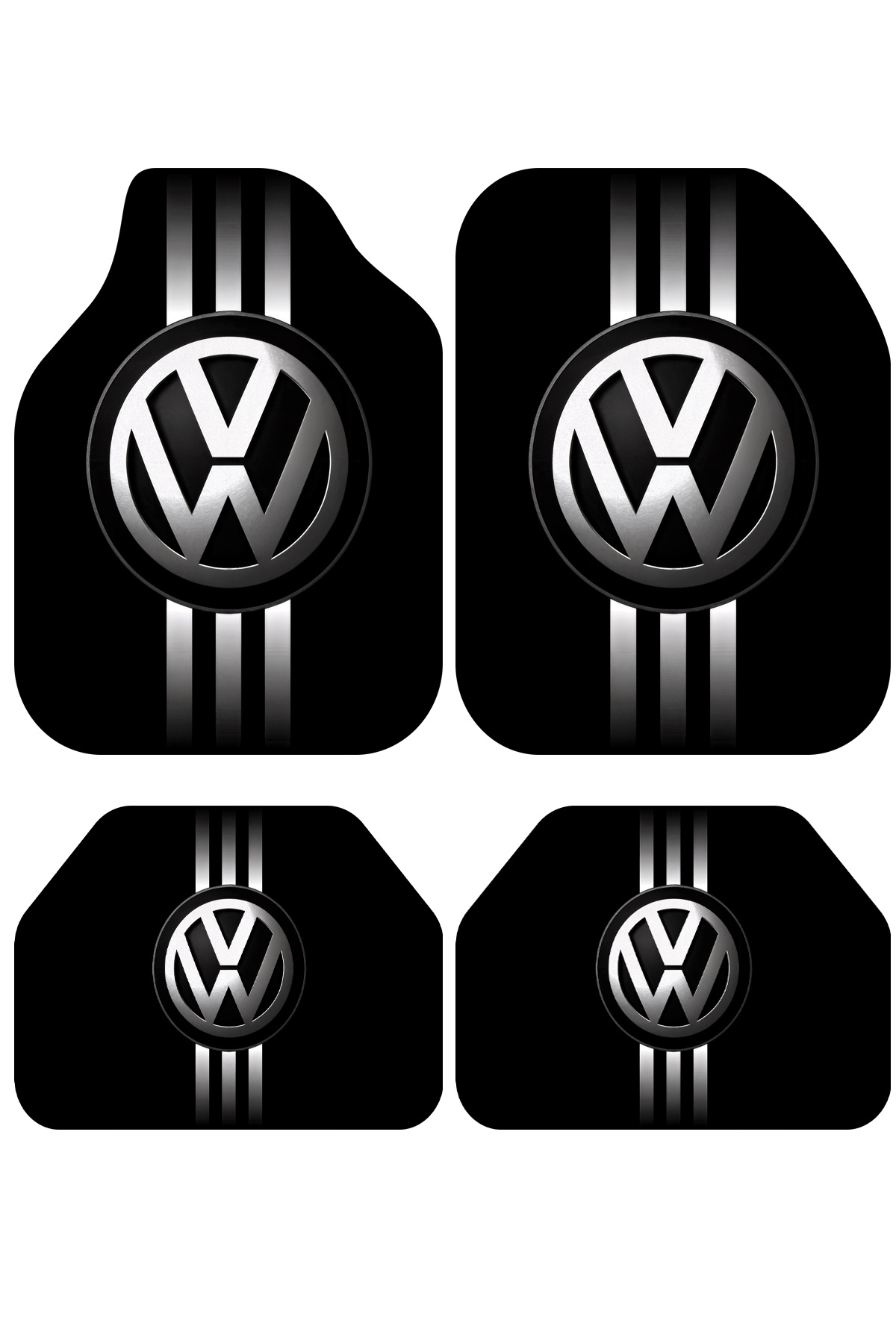 Artızon Volkswagen Golf Polo Passat Jetta Bora Caddy Dekor Oto Paspas Takımı Tüm Modellere Uyumlu Universal