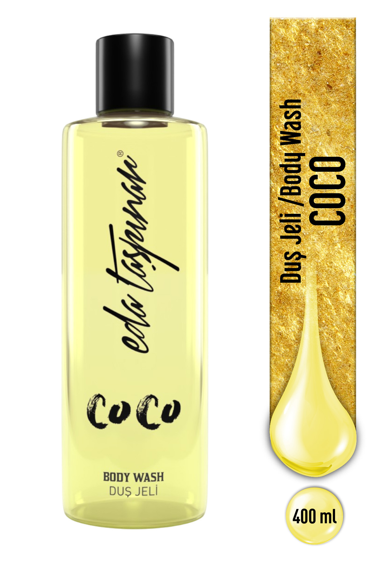 Eda Taşpınar Coco Duş Jeli – Egzotik Hindistan Cevizi & Nemlendirici Bakım 400 ml