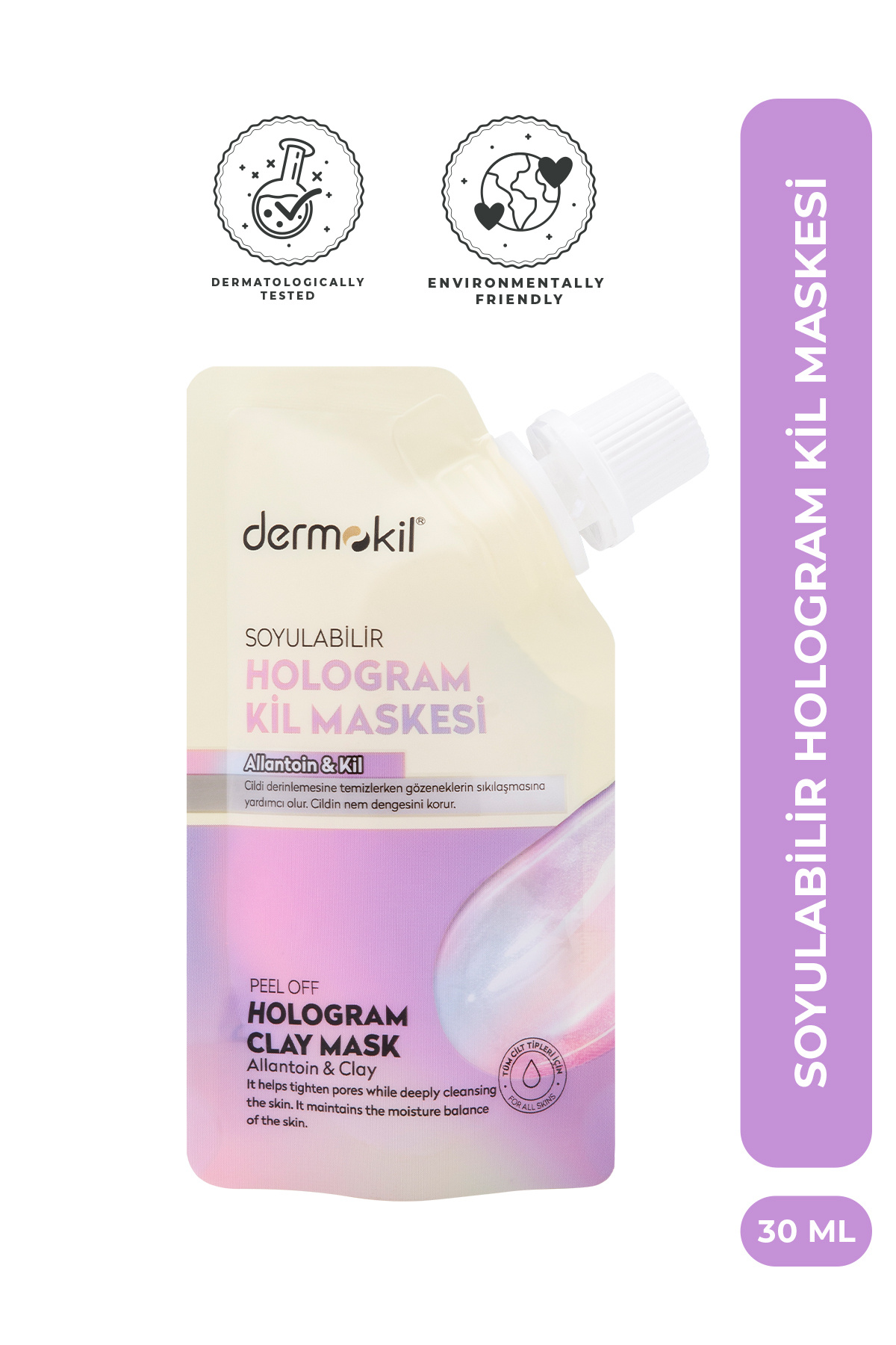 Dermokil Hologram Soyulabilir Doypack Maske 30 ml
