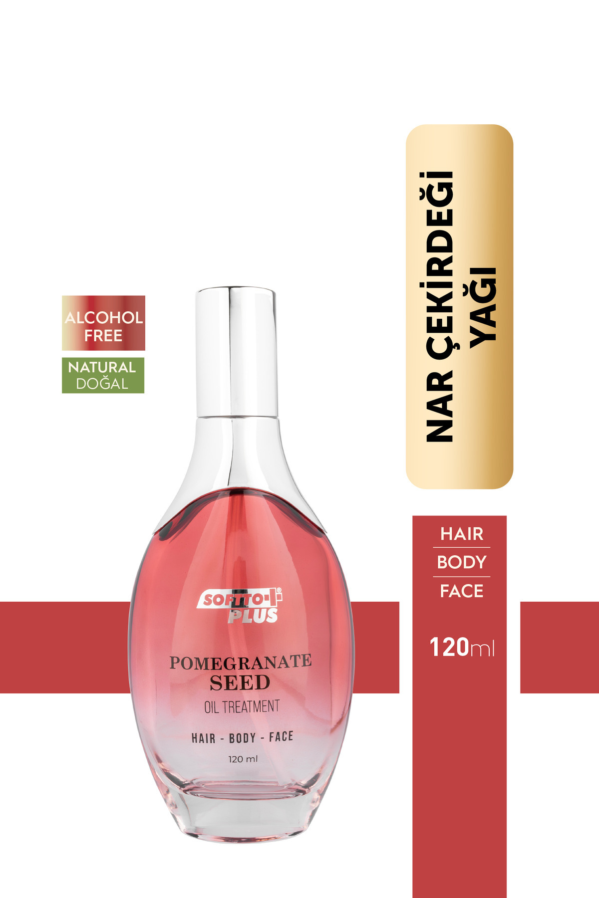 FlexShop Nar Cilde Parlaklık ve Canlılık Kazandıran Saç Yüz ve Vücut Yağı 120 ml