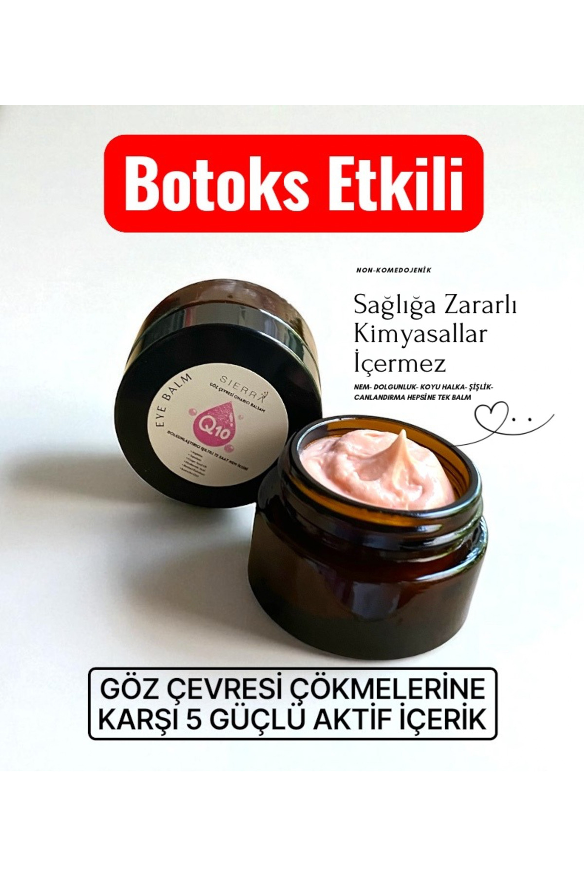 SİERRA Eye Balm – Botoks Etkili Doğal Göz Çevresi Balmı