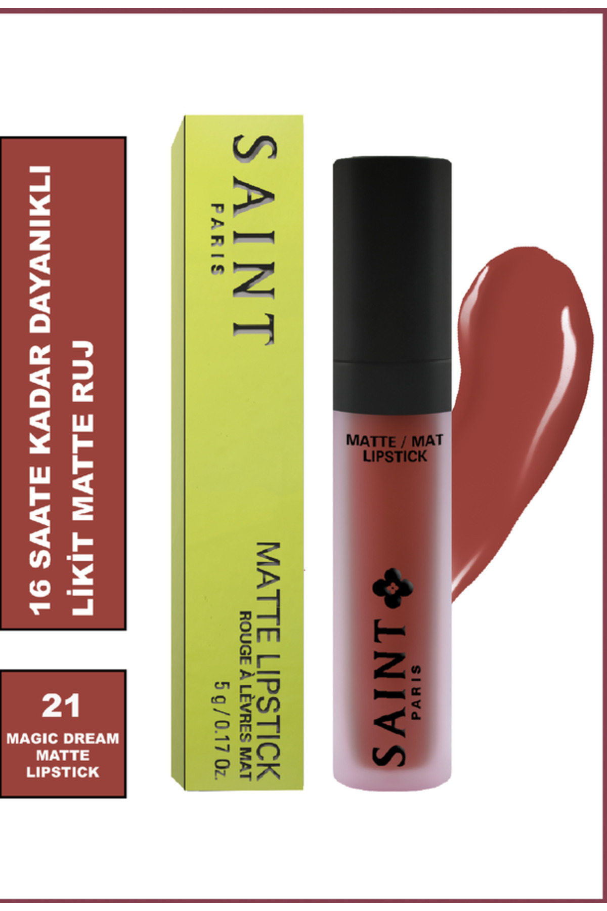saint Paris Matte Lipstick 21 Magic Dream