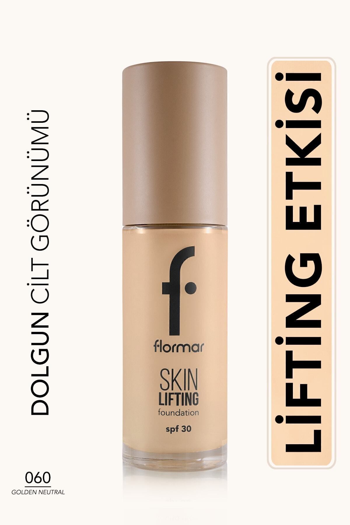 Flormar Spf30 Sıkılaştırıcı Fondöten (SICAK ALT TON) - Skin Lifting Fdt. - 060 Golden Neutral-8682536059633
