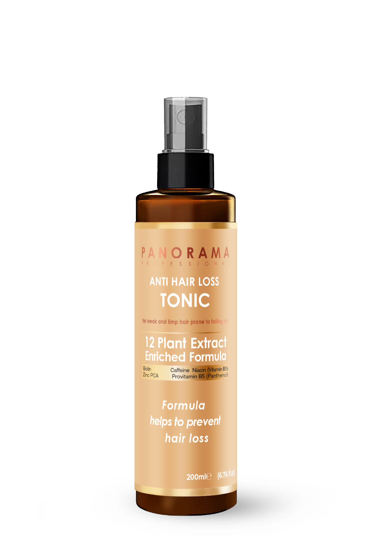 PANORAMA PROFESSIONAL Dökülme Karşıtı Ve Hızlı Saç Uzatma Etkili Biotin&caffein&zinc Içeren Saç Toniği 200 ml