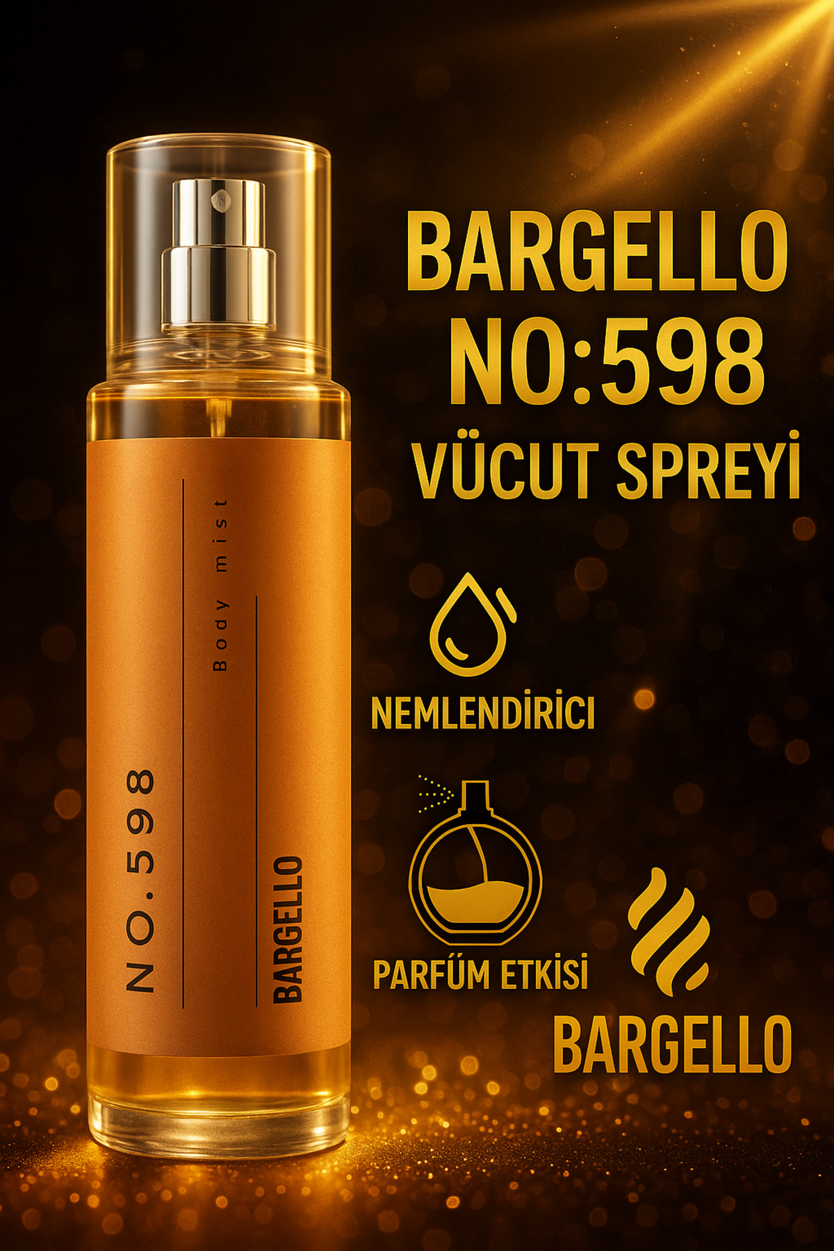 Bargello No.598 Erkek Vücut Spreyi 210 ML