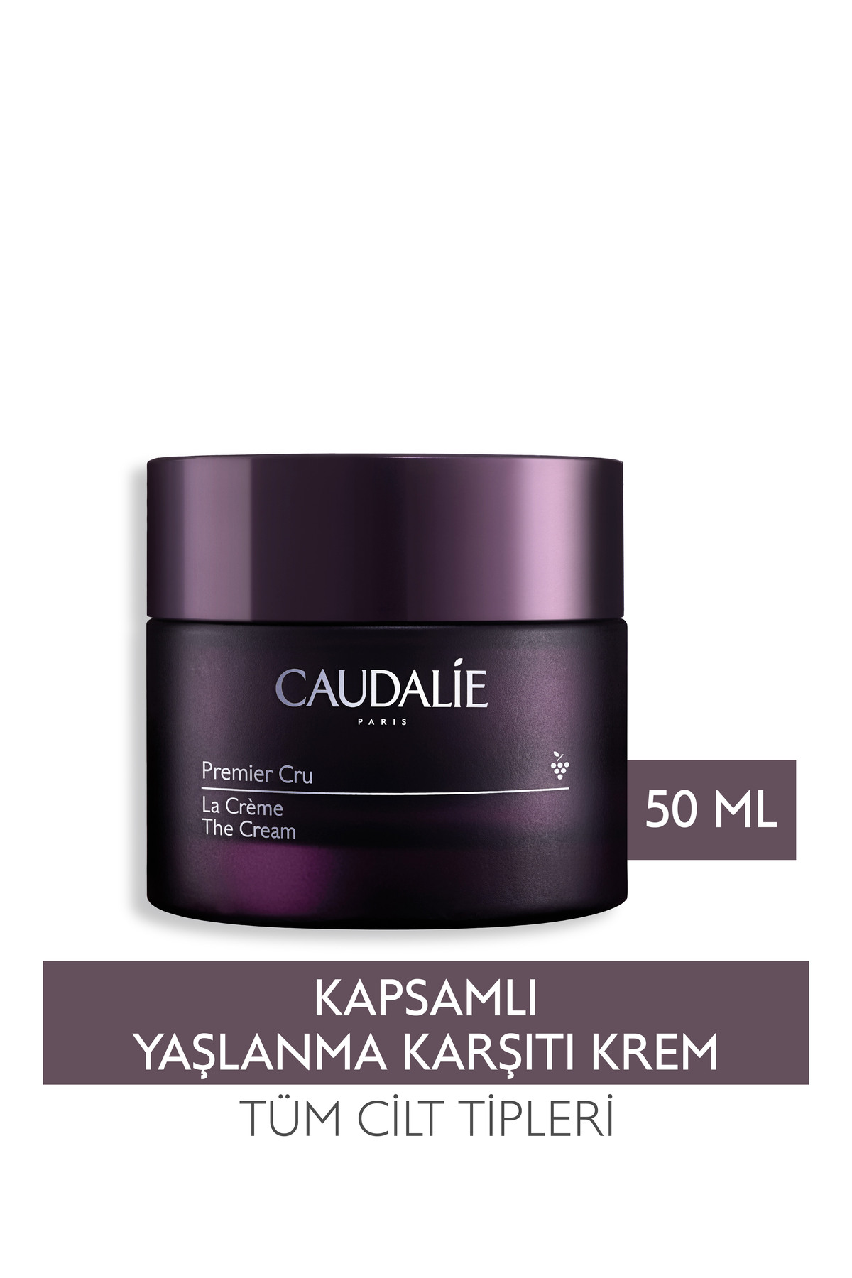 Caudalie Premier Cru Yaşlanma Karşıtı Kırışıklık, Leke Görünümü ve Hacim Kaybını Düzeltici Gündüz Kremi 50 ml