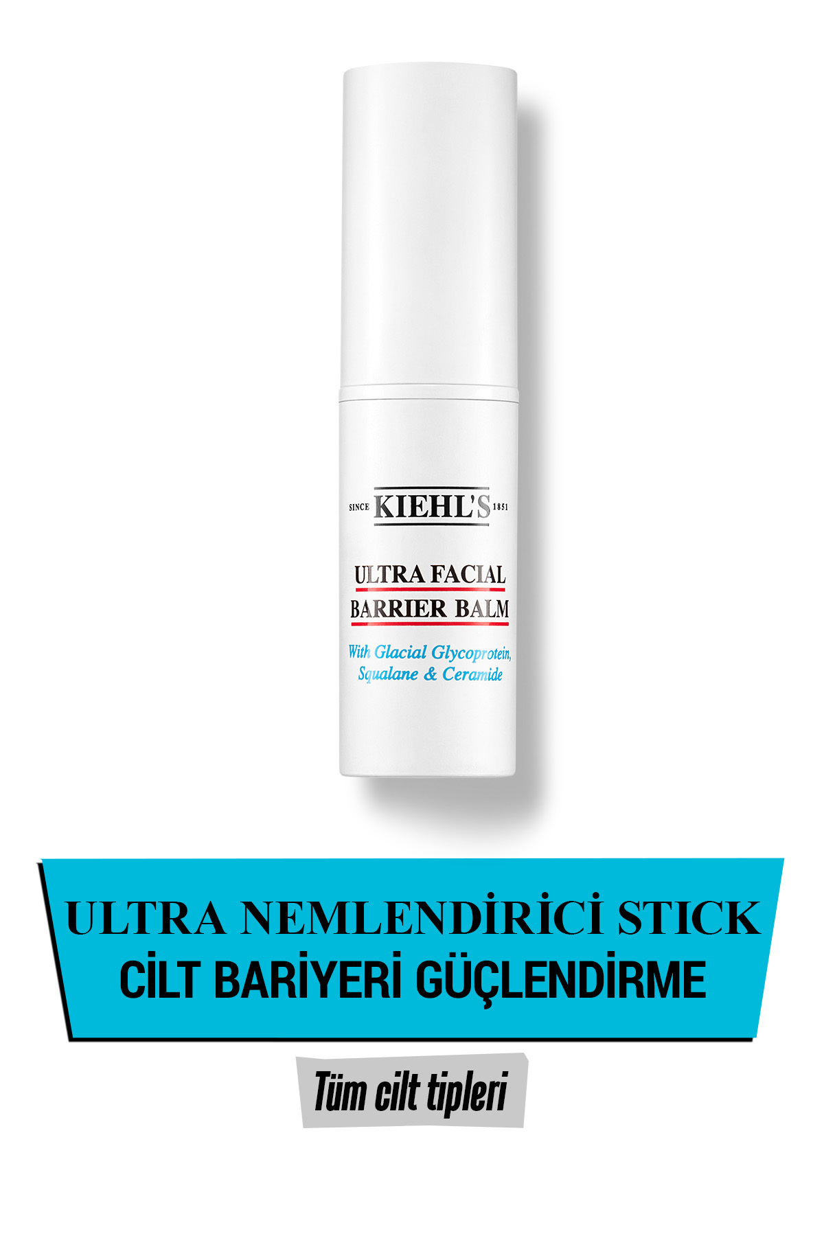 Kiehl's Kuru Ciltleri 24 Saat Süren Nemlendirici ve Cilt Bariyerini Güçlendirici Stick Balm 9 gr
