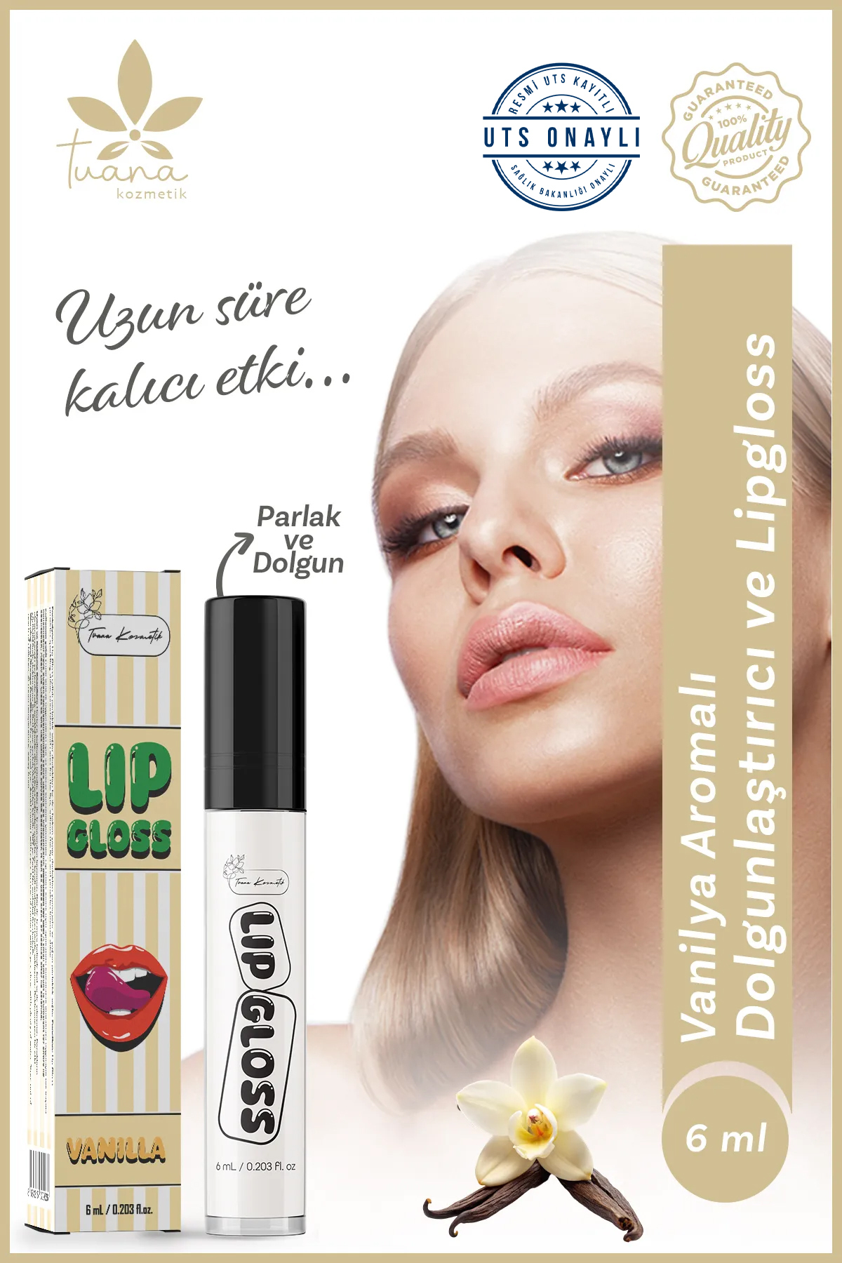 Tuana Kozmetik Vanilyalı Dudak Dolgunlaştırıcı Ve Parlatıcı Lip Gloss