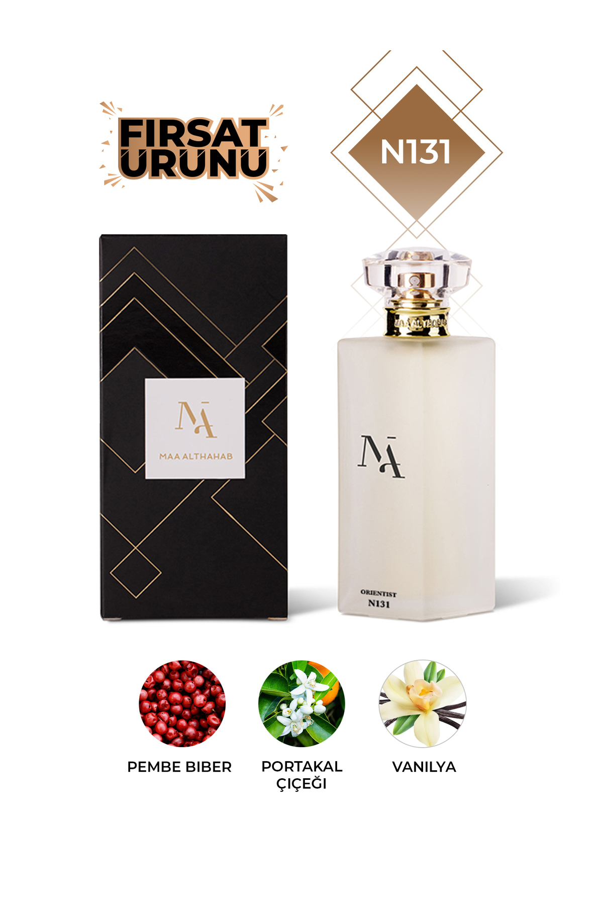Maa Althahab N131 Oryantal Kadın Parfümü 50ML