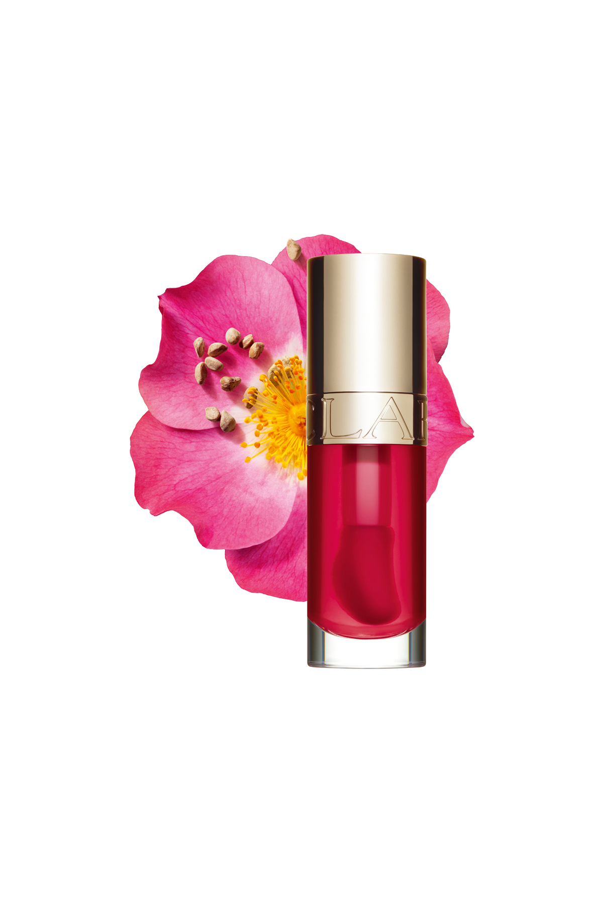 Clarins Lip Comfort Oil 16 Fuchsia - Nemlendirici ve Dolgunlaştırıcı Dudak Bakım Yağı - Fuşya