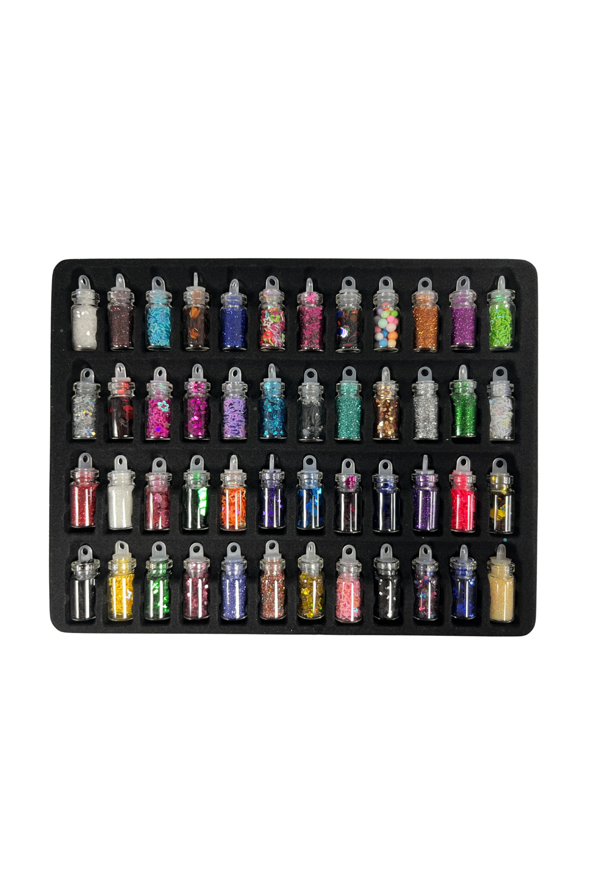 Venalisa 48'li Sim Pul Boncuk Seti Tırnak Süsleme Kalıcı Oje Protez Tırnak Nail Art
