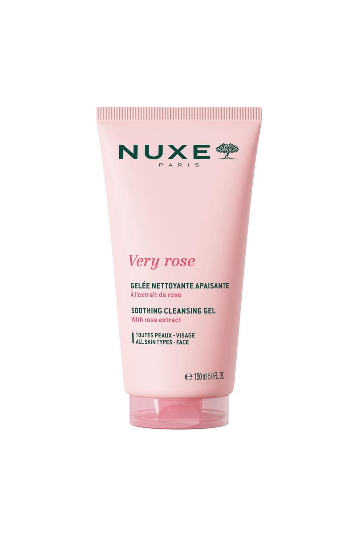 Nuxe Cildi Mükemmel Şekilde Yatışırıcı ve Gerginlik Hissini Azaltıcı Very Rose Yüz Temizleme Jeli 150ml