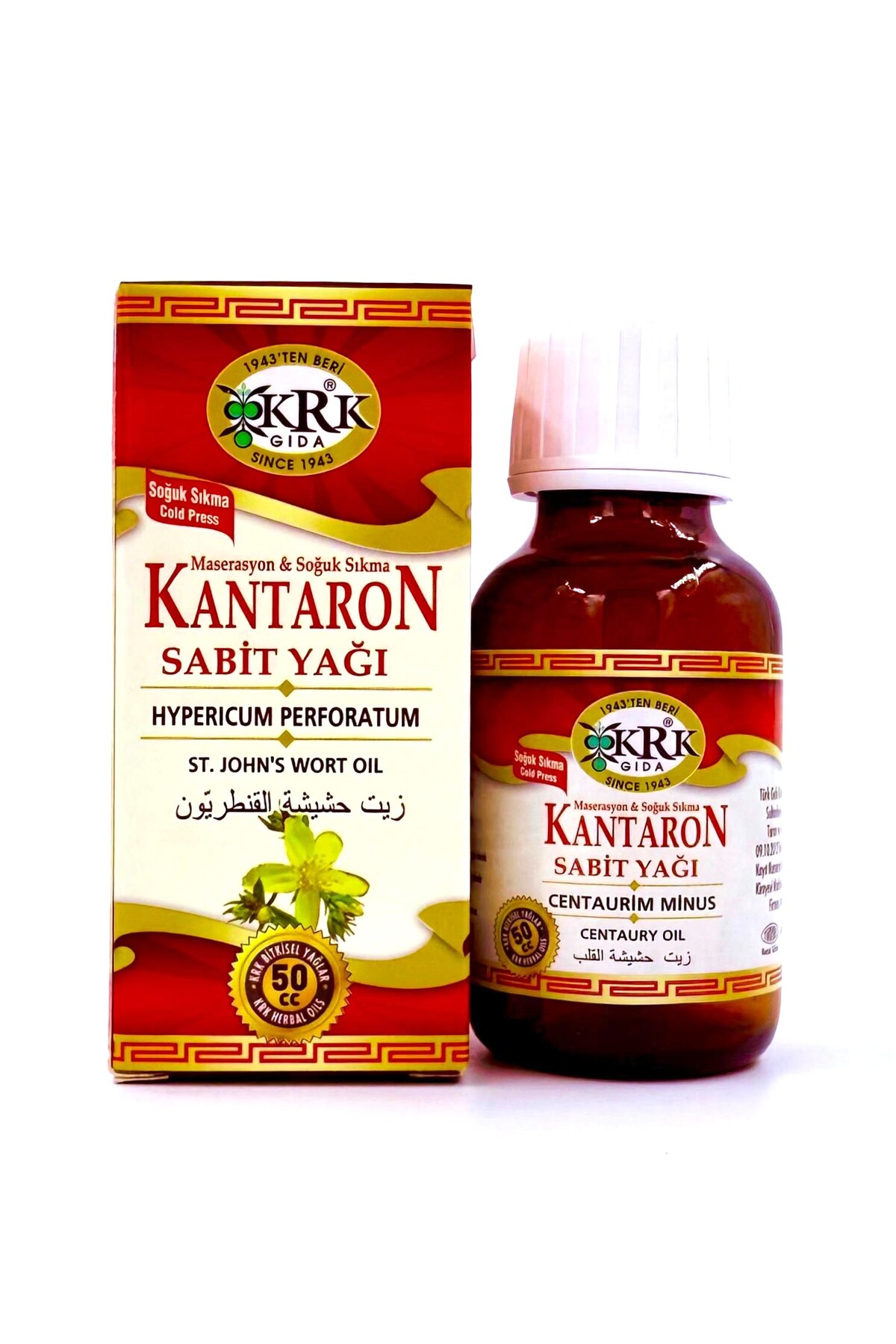 Krk Gıda KANTARON YAĞI 50 CC