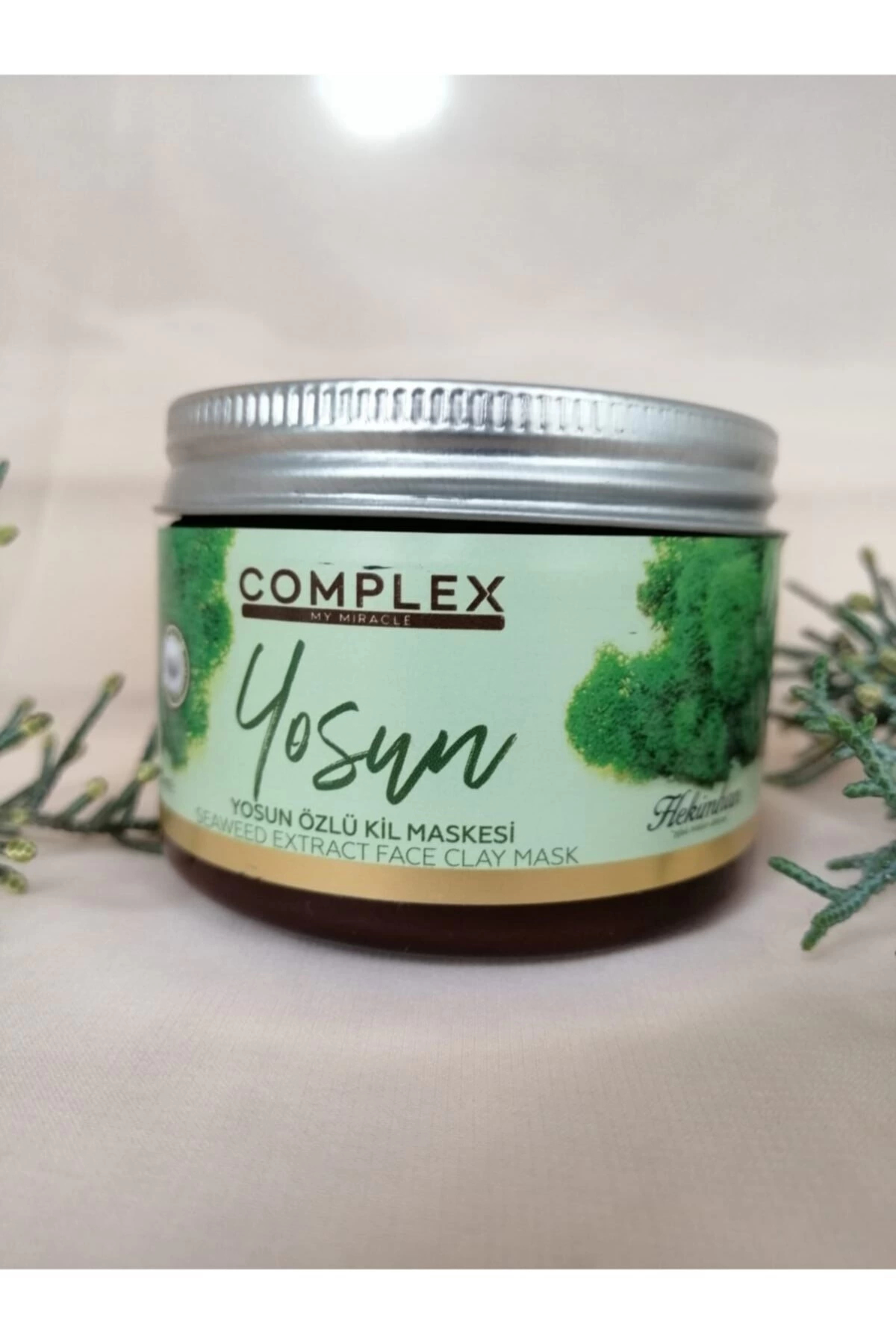 Hekimhan Yosun Özlü Complex Yüz Kil Maskesi, Gençleştirici, Peeling, Nemlendirici, Anti Aging 150 Ml