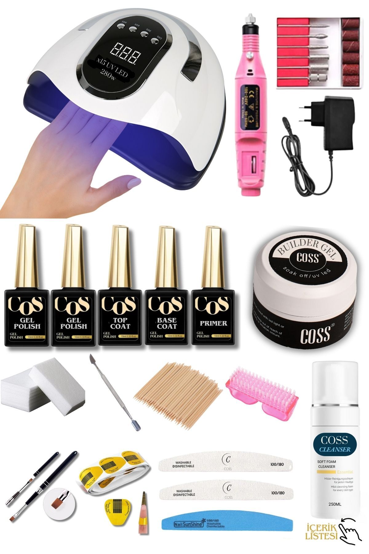 PRObeauty Protez Tırnak ve Kalıcı Oje Seti