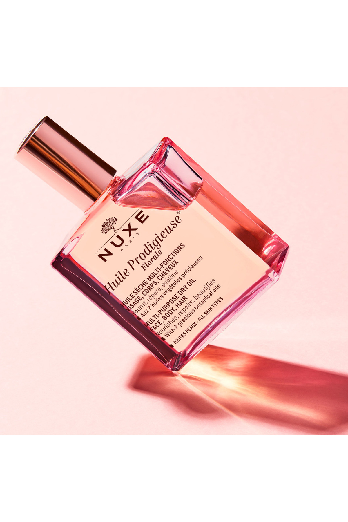 Nuxe Huile Prodigieuse Florale Yüz, Vücut ve Saçlar İçin Çiçek Kokulu Nemlendirici Etkili Kuru Yağ 100ml