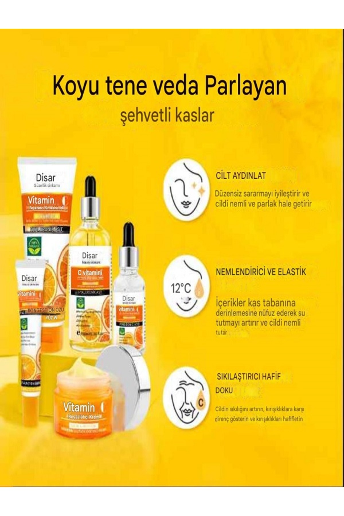 Leke, Akne, Ölü Deri, Koyu Halka, Güneş Lekeleri, Doğum Lekeleri, Beyazlatıcı, krem 5 Li Set