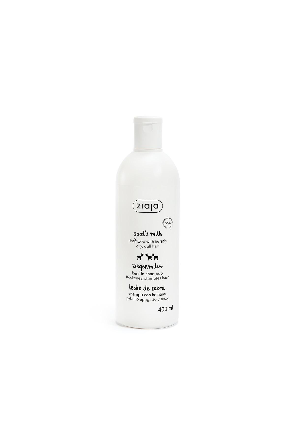 Ziaja Keçi Sütü Keratin Şampuan 400 ml – Güçlendirici ve Onarıcı