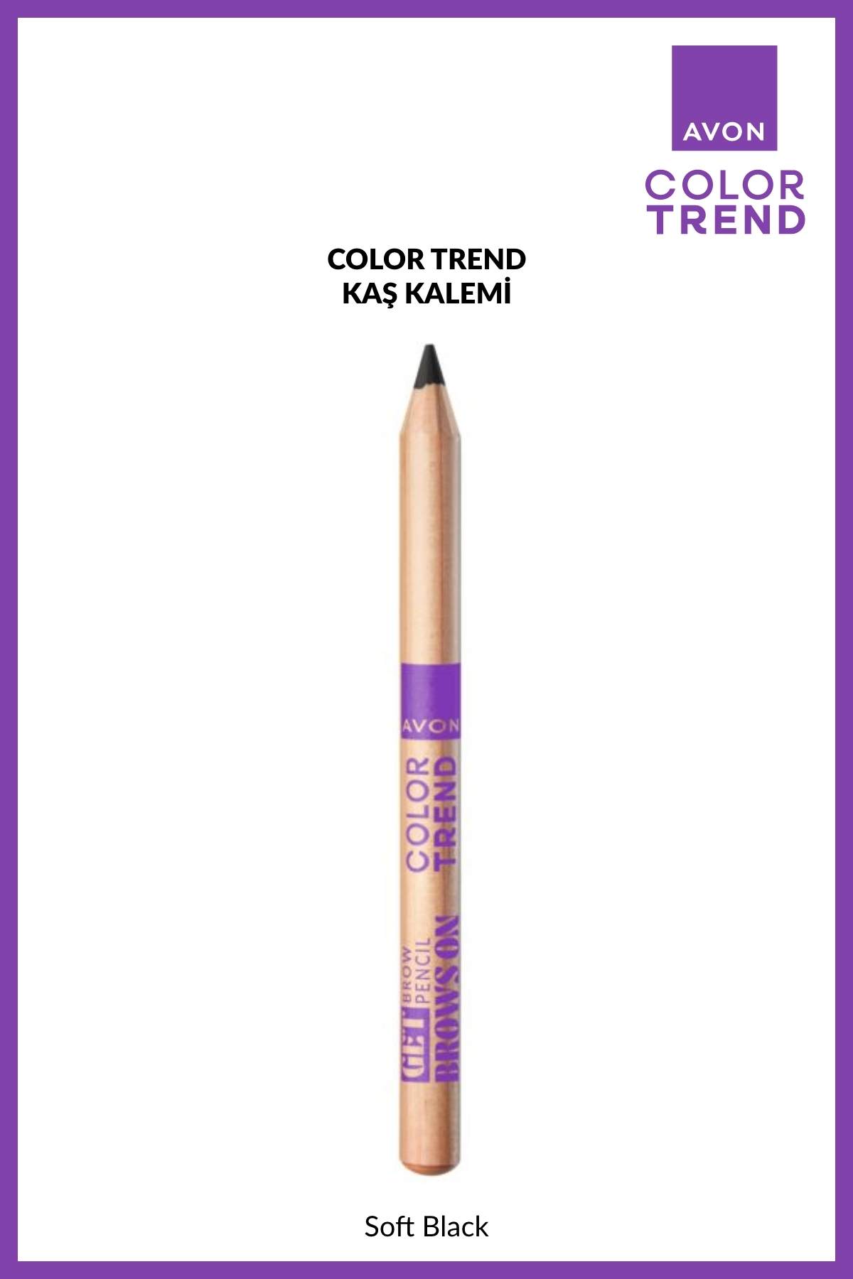 AVON Color Trend Kaş Kalemi - Soft Black
