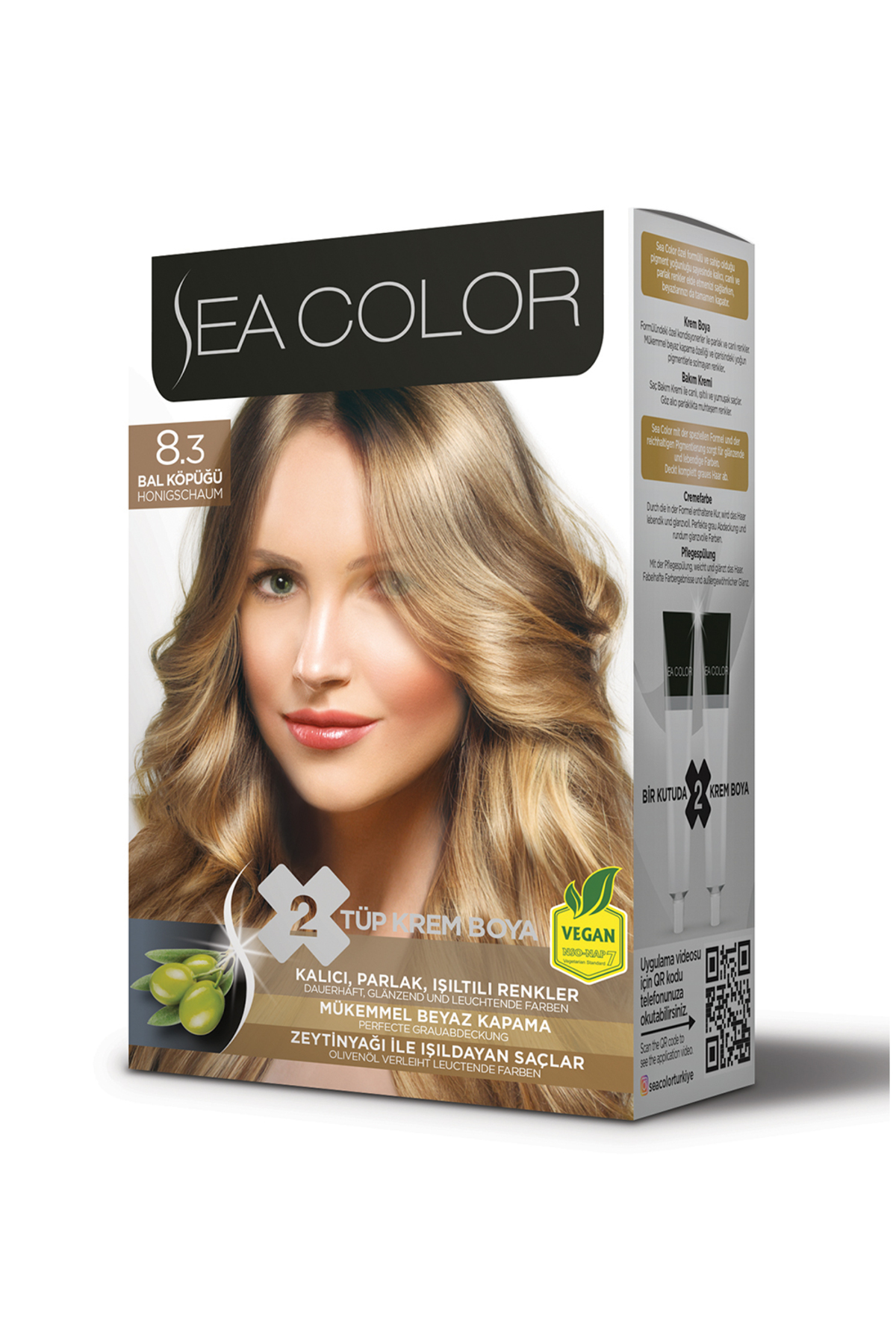 Sea Color Set Saç Boyası 8.3 Bal Köpüğü