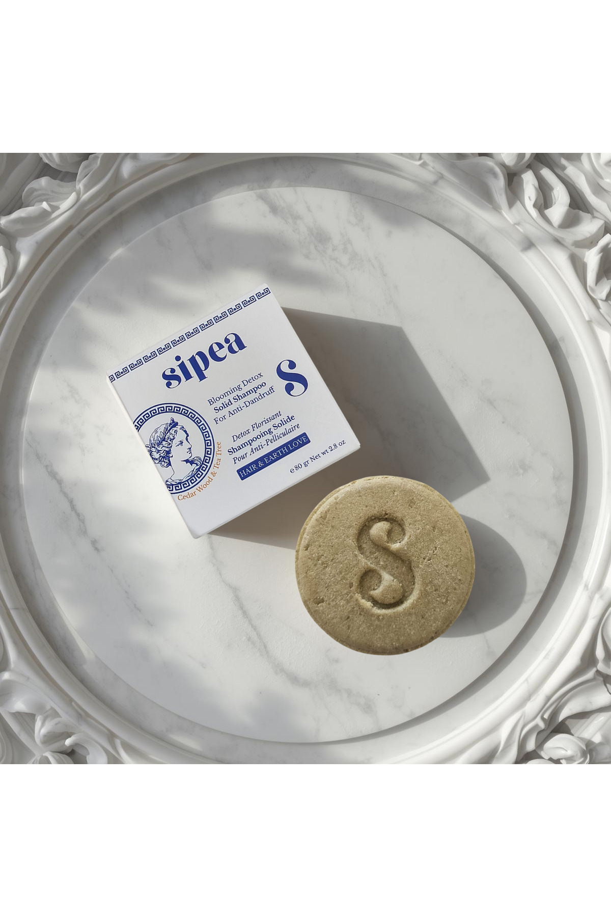 Sipea Blooming Detox Kepek Karşıtı Katı Şampuan/Kadın-Erkek Şampuan