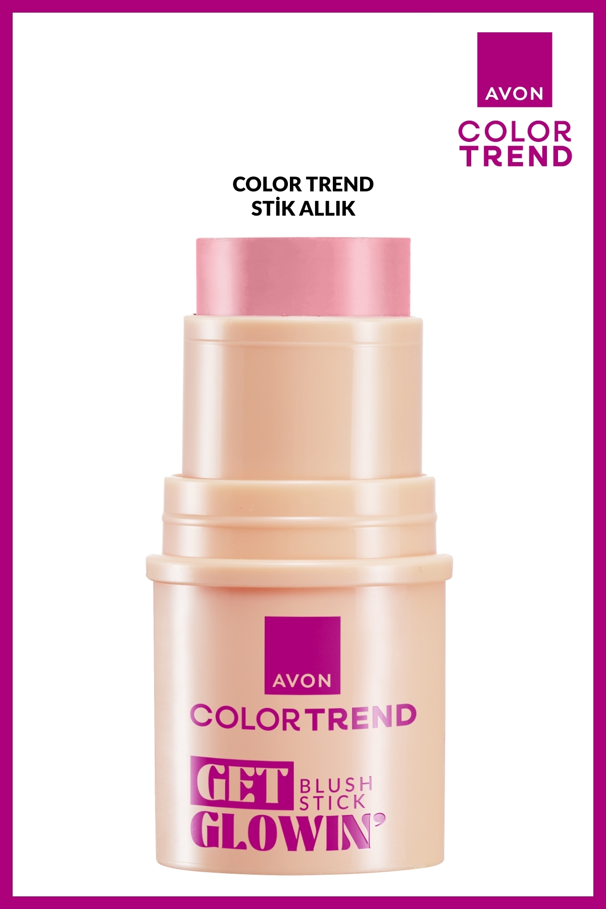 AVON Color Trend Stik Allık - Flirty Pink