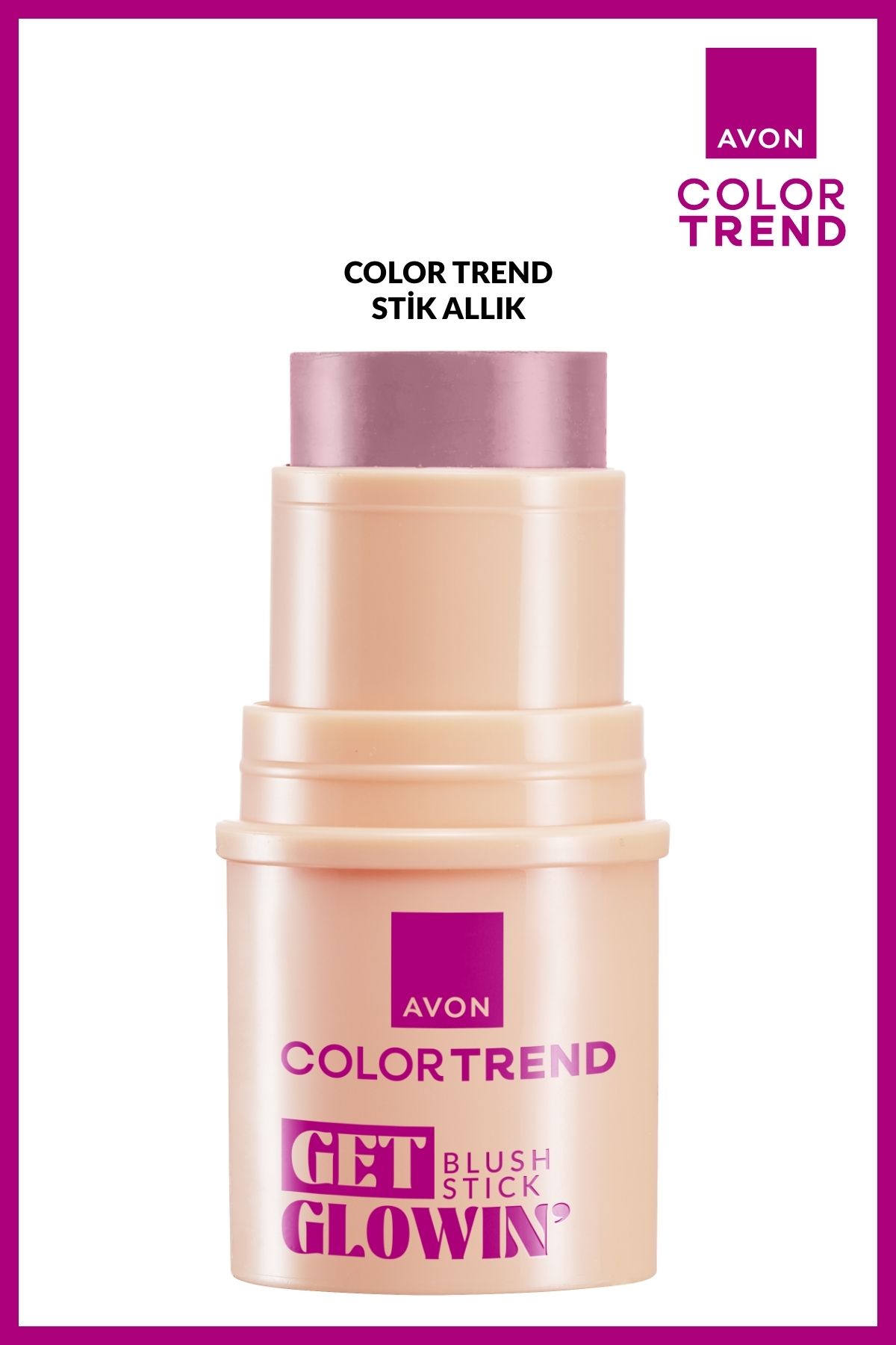AVON Color Trend Stik Allık - Mauve Shimmer