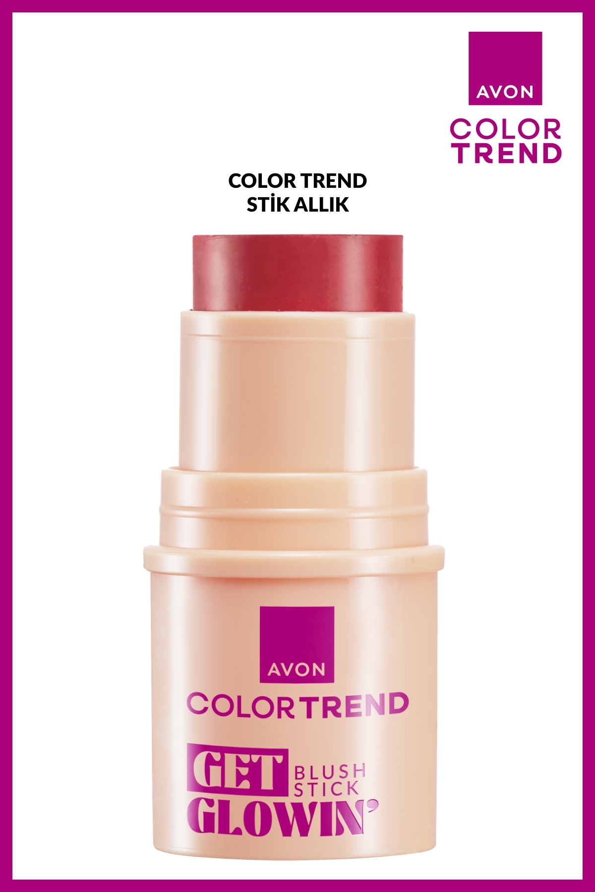AVON Color Trend Stik Allık - Cherry Drop