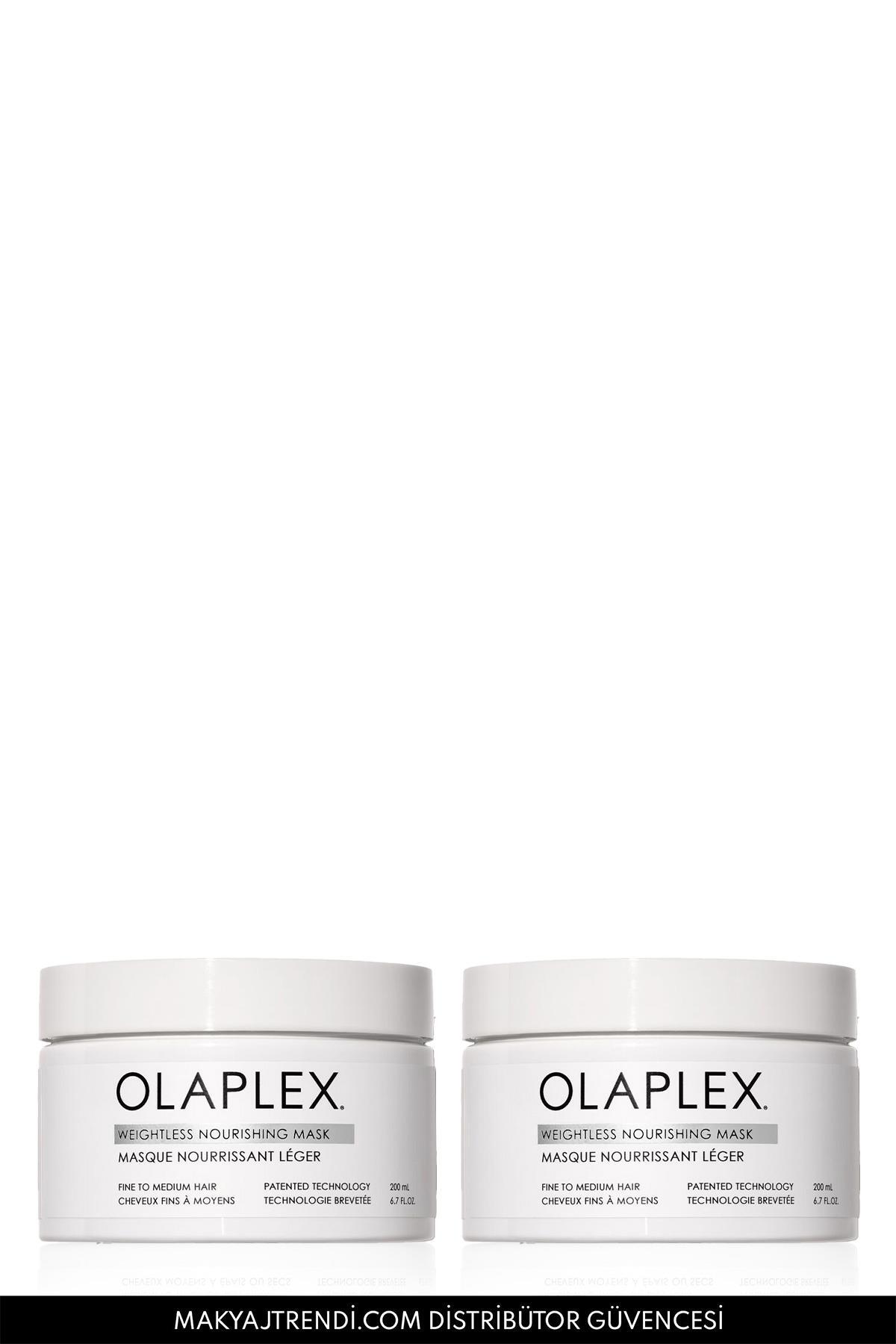 Olaplex Weightless Nourishing Mask Duo - İnce, Orta Telli Saçlar İçin Ağırlık Hissi Bırakmayan Besleyici İki
