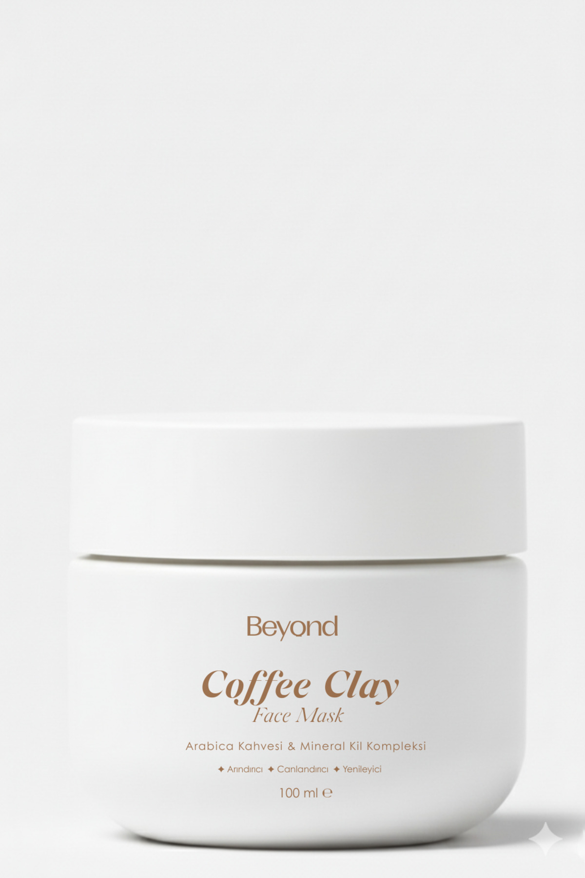 Beyond Handmade Kahve & Bal Özlü Kil Maskesi– Siyah Nokta Karşıtı, Gözenek Arındırıcı, Canlandırıcı 100 ml