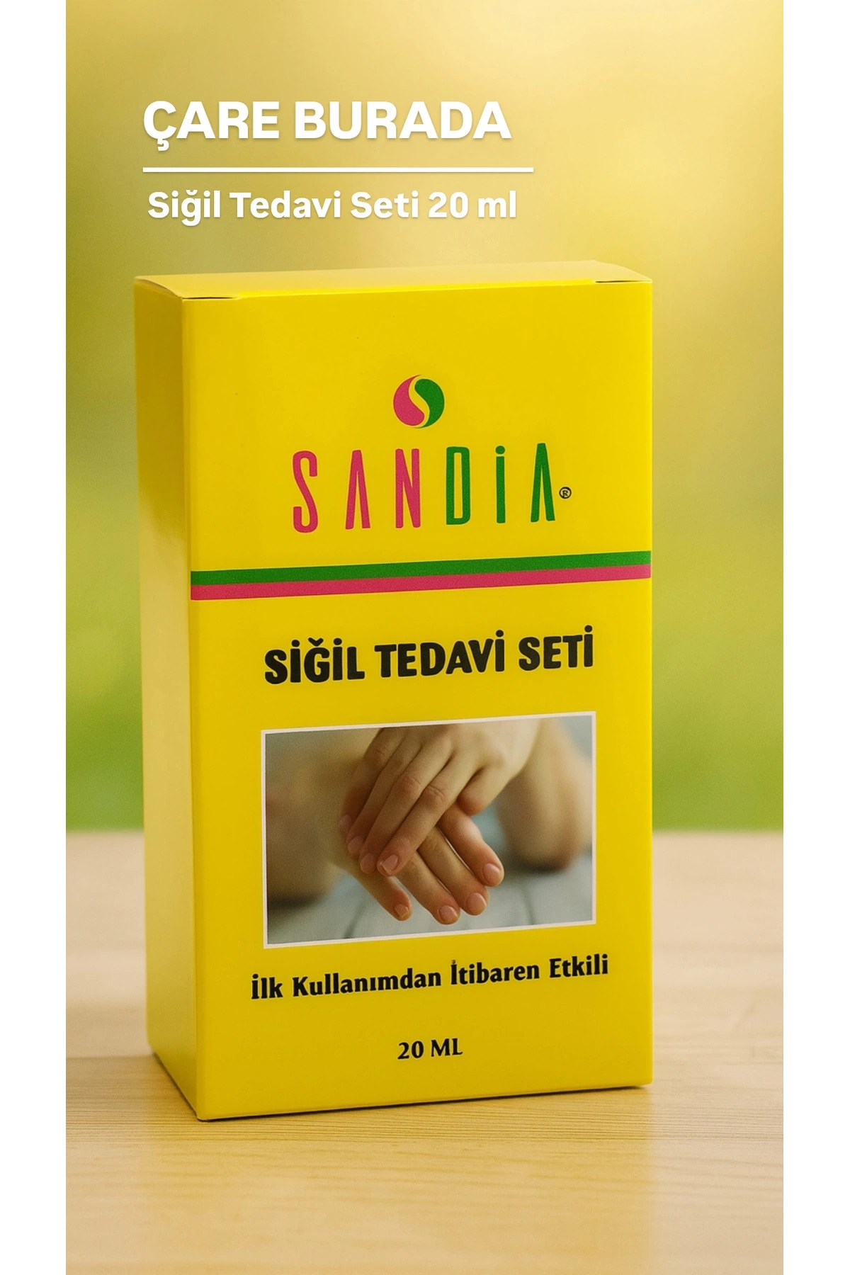 Çare Burada Sandia - Siğil Tedavi Seti 20 ml
