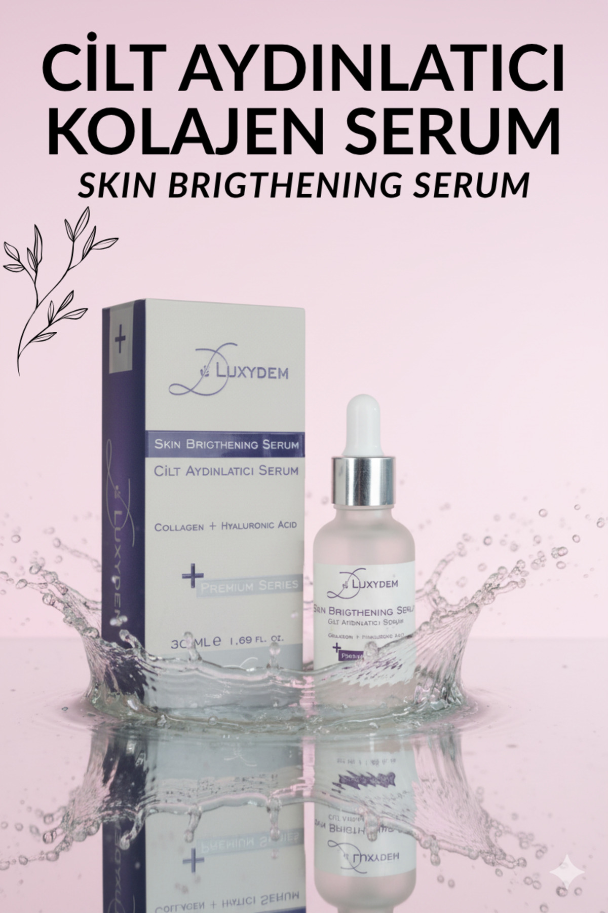 Luxydem Cilt Aydınlatıcı Kolajen Serum