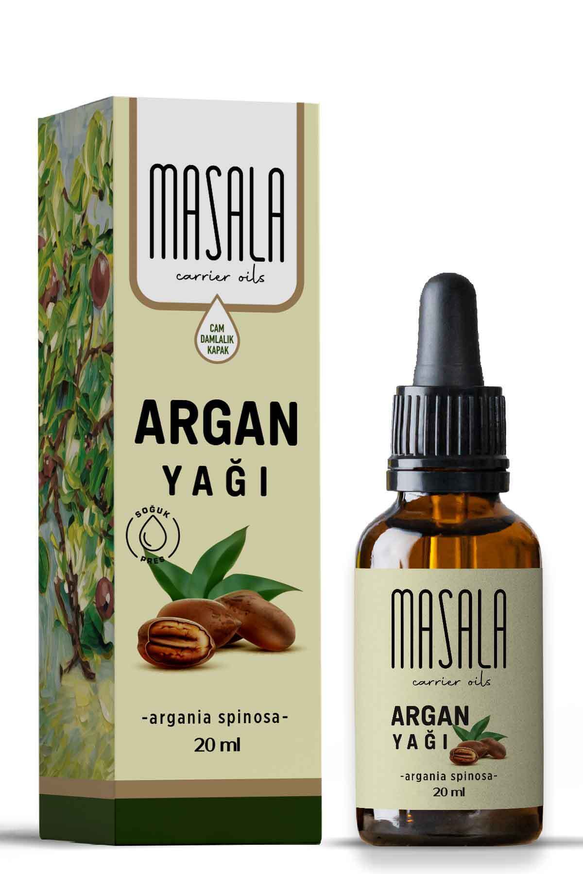 Masala Saf Argan Yağı 20 Ml. Soğuk Pres (argan Carrier Oil)