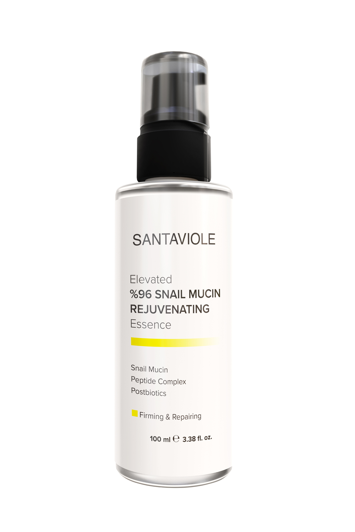 SANTAVIOLE %96 Snail Mucin Essence 100 ml - Salyangoz Özlü Nem ve Bariyer Bakım Esansı, Peptit Kompleksi ve Postbiyotik Teknolojisi