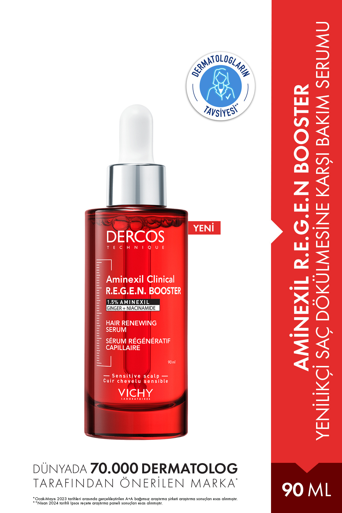Vichy Seddar Collection Dercos Aminexil Clinical R.E.G.E.N. Booster 90 ml