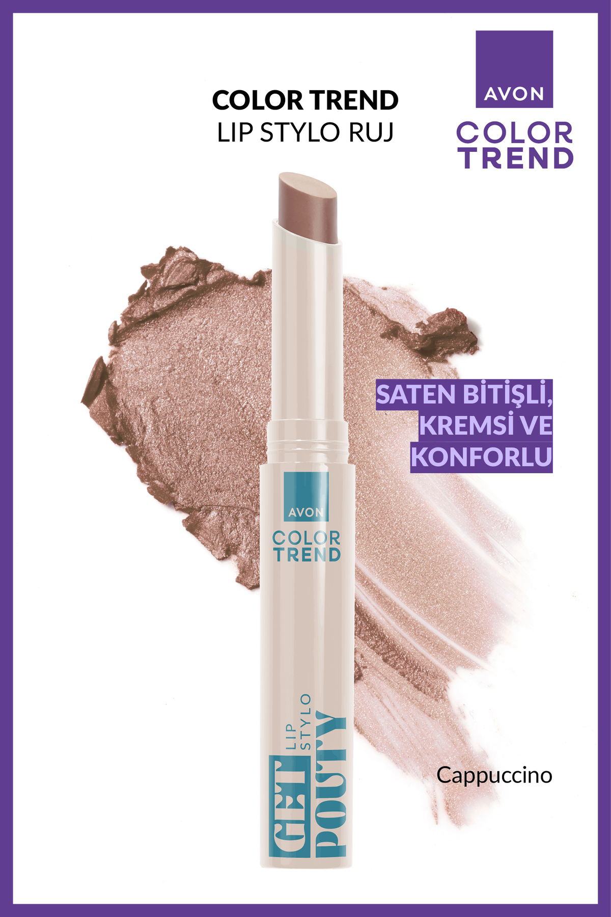 AVON Color Trend Lip Stylo Ruj - Cappuccino