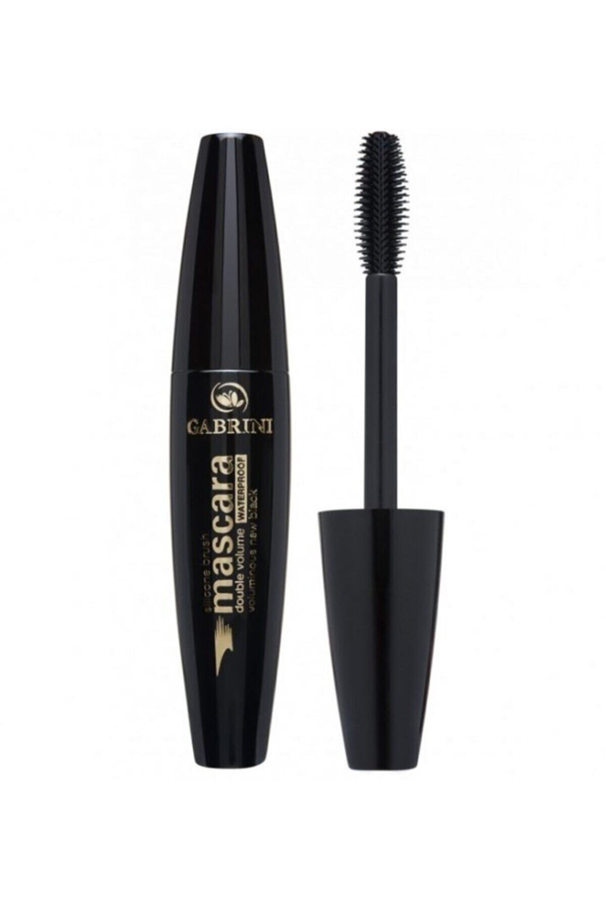 Gabrini Suya Dayanıklı Siyah Maskara Silicone Brush Mascara Waterproof 8696814061263
