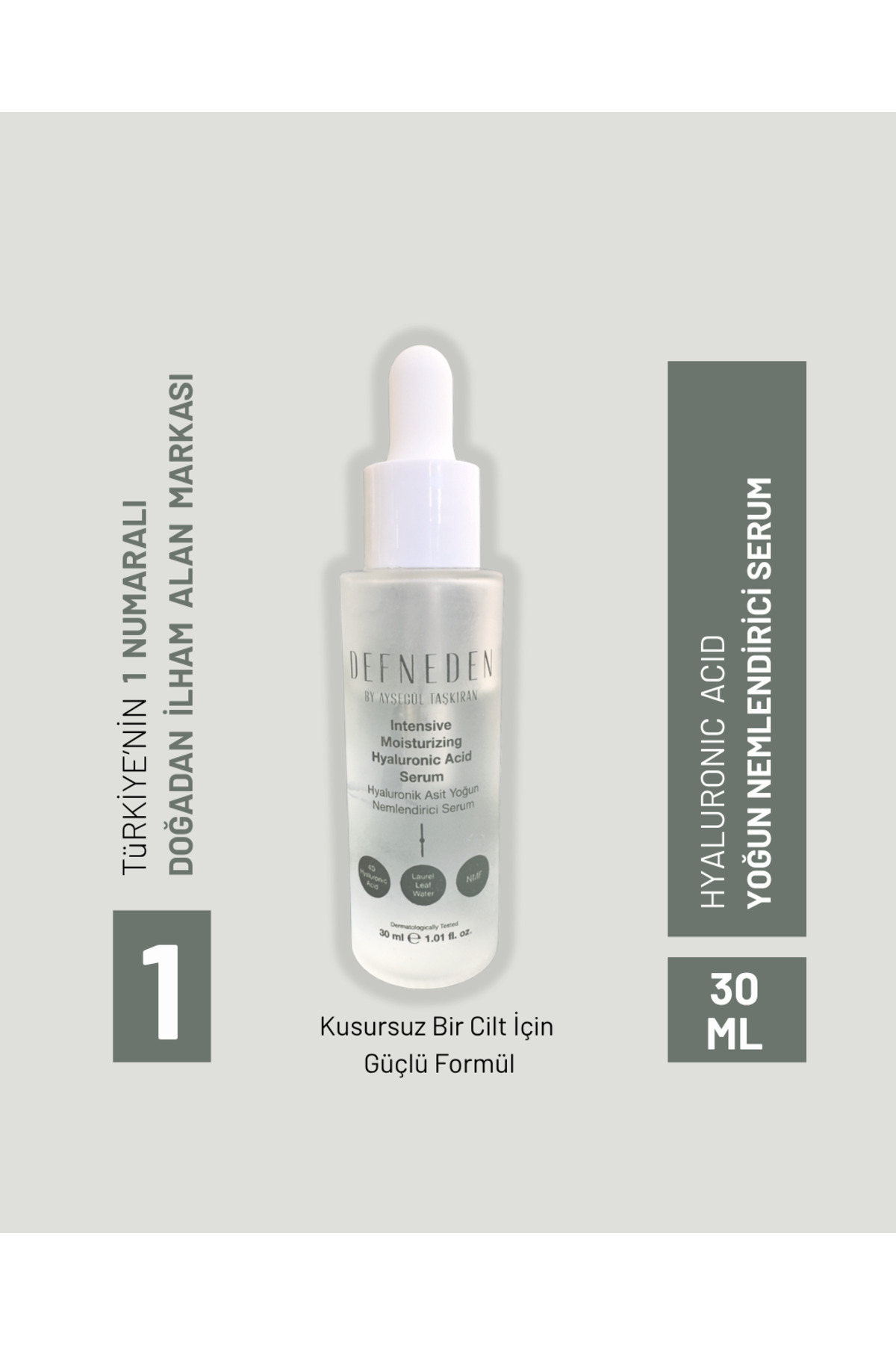 DEFNEDENDERMOKOZMETİK HYLORONİK ACİD SERUM