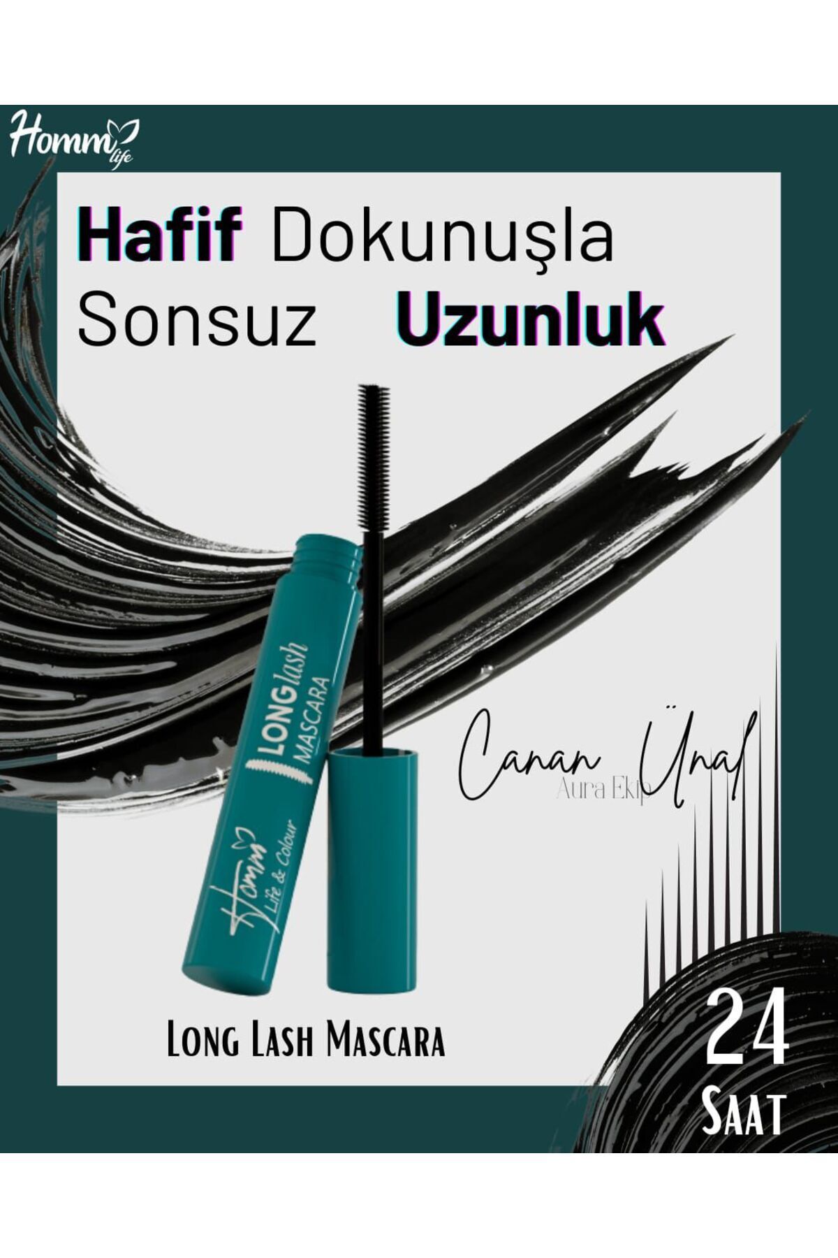 Homm Bitkisel Long lash mascara