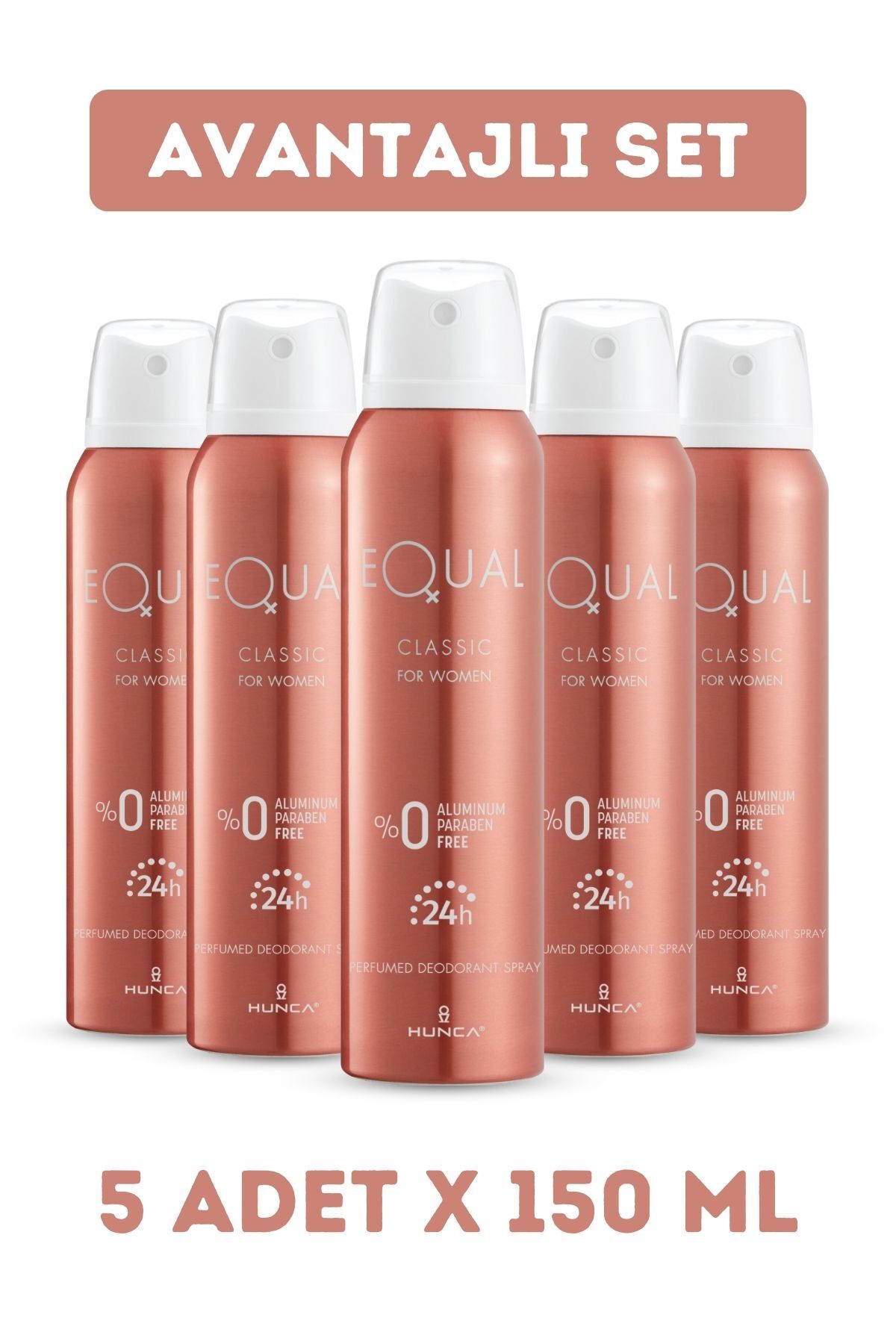 Equal Classic Kadın Deodorant ( 5 Adet X 150 ml )