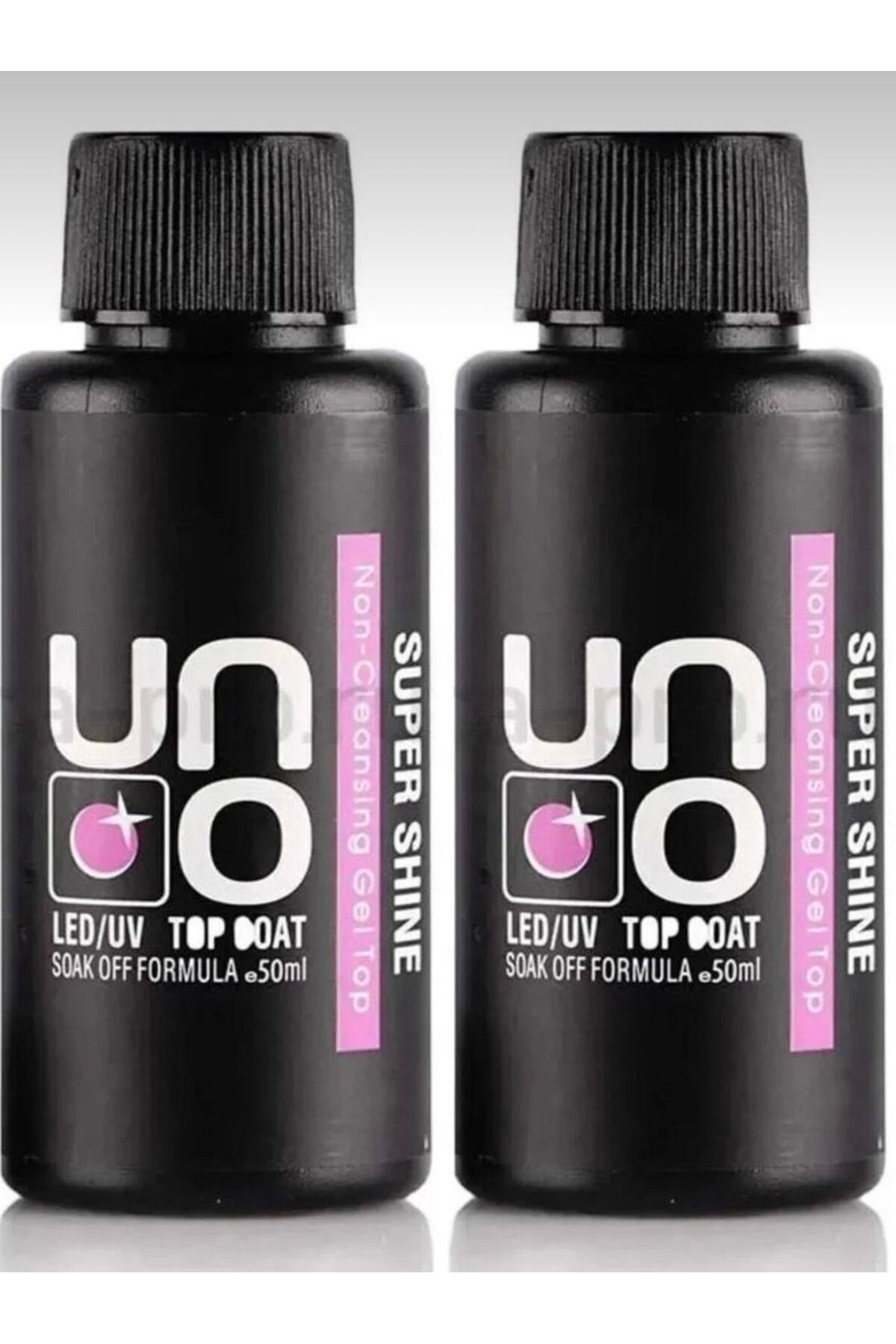 OLLA KOZMETİK Uno Supershine Top Coat 50 ml Silinmeyen Top Coat 2'Li Set