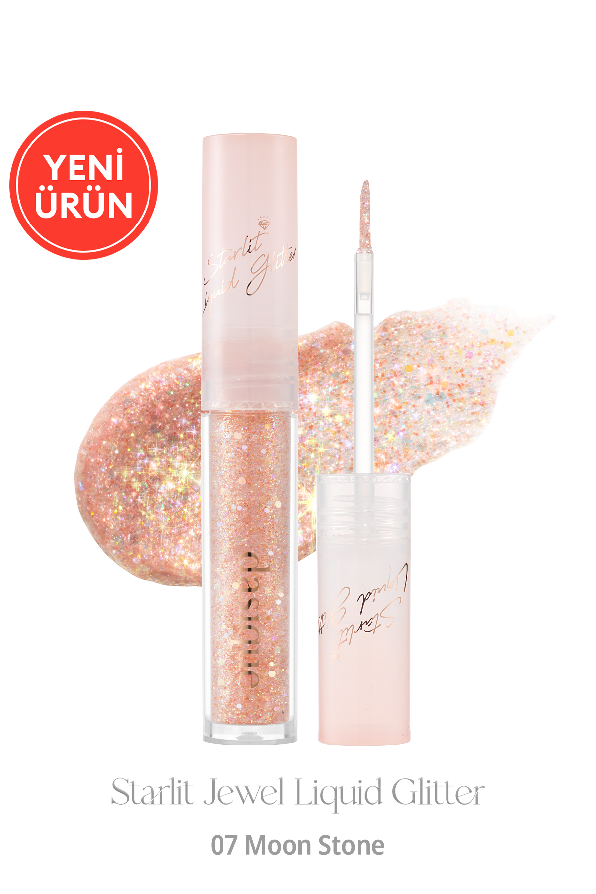 dasique İnci Işıltılı Likit Glitter Starlit Jewel Liquid Glitter (#07 Moon Stone)