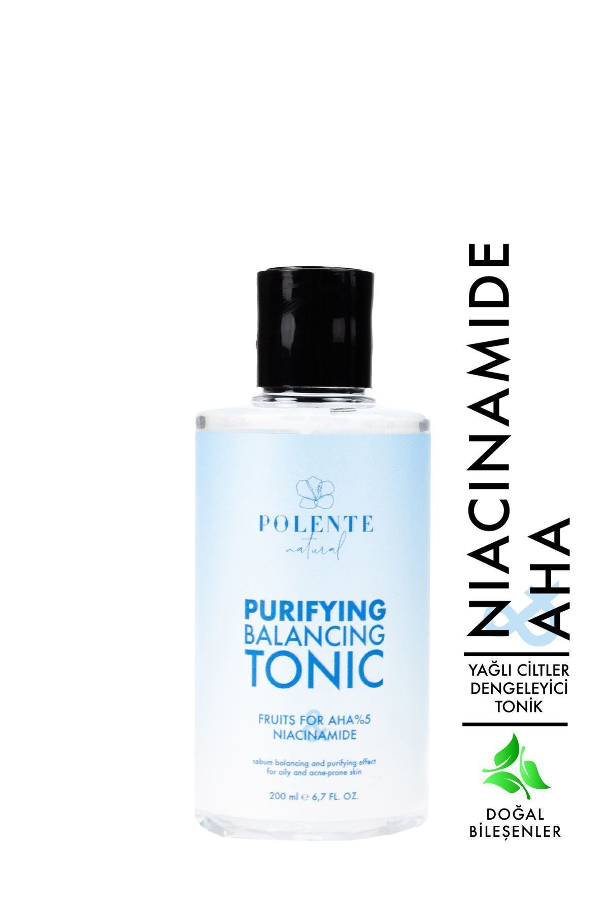 Polente Natural Purfying Balancing - Tonic Dengeleyici-arındırıcı Tonik %5 Aha & Niacinamide (200 ML)