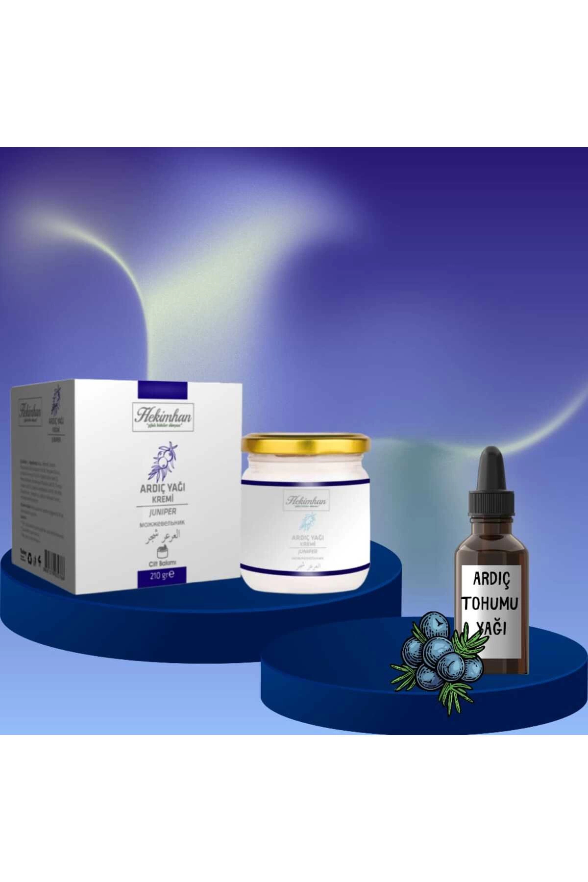 hekimhan bitkisel Ardıç Yağı Kremi 210 gr ve Ardıç Tohumu Yağı 20 ml
